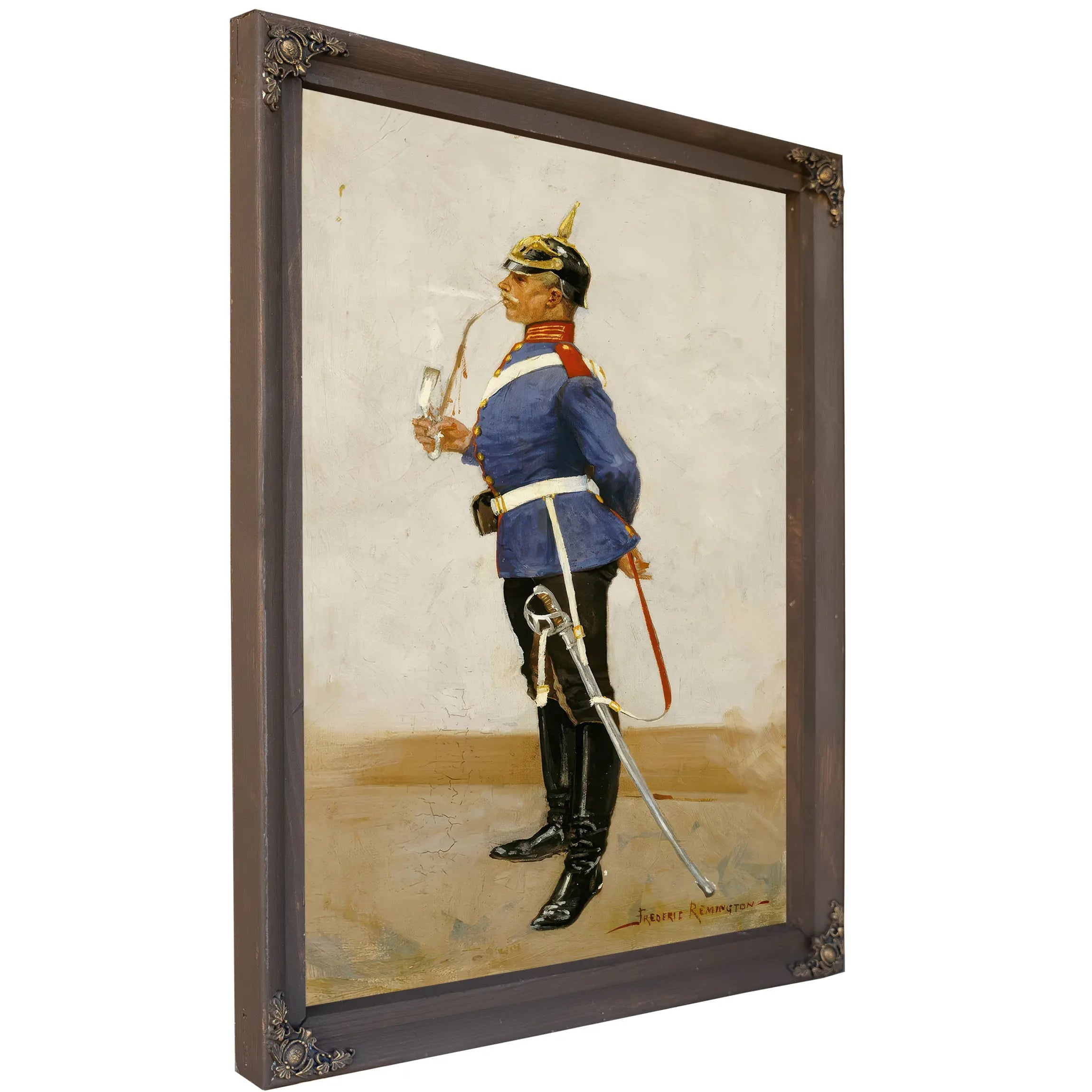 Infantry Officer Full Dress by Frederic Remington