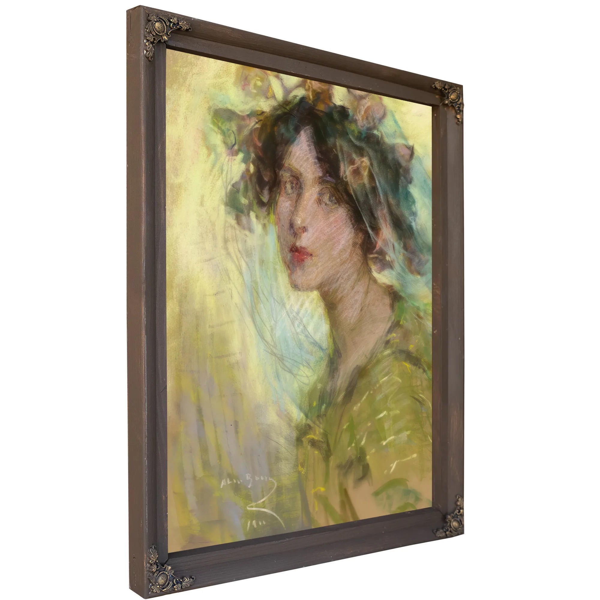 Morning Glories By Alice Pike Barney Fine Art Print