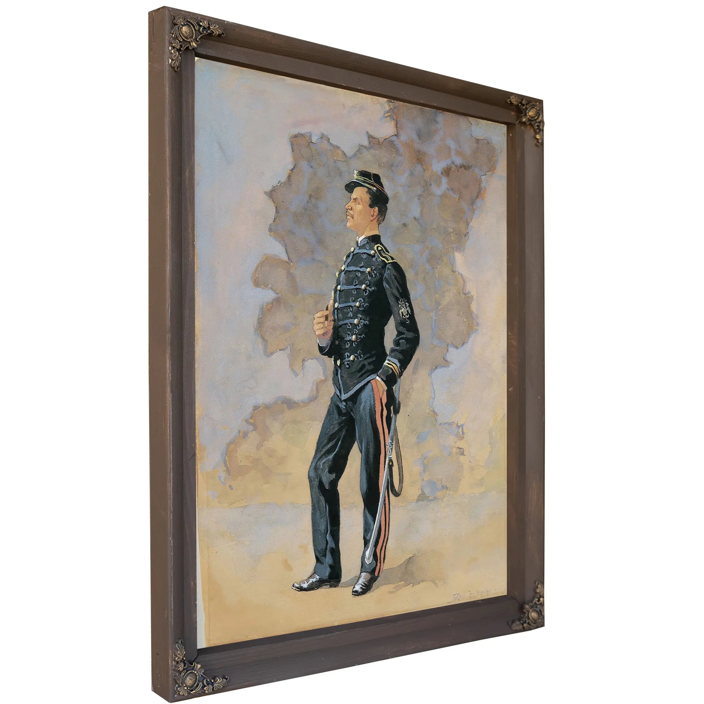 Lieutenant Engineer Battalion by Frederic Remington