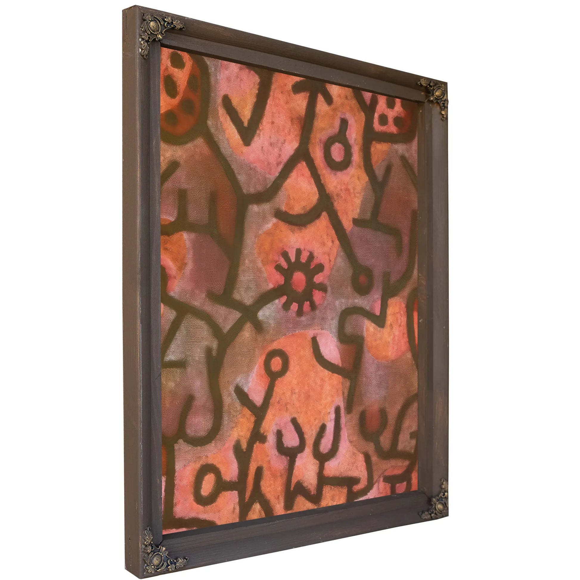 Flora On The Rocks (Flora Am Felsen) 1940 F3 )343) By Paul Klee Fine Art Print