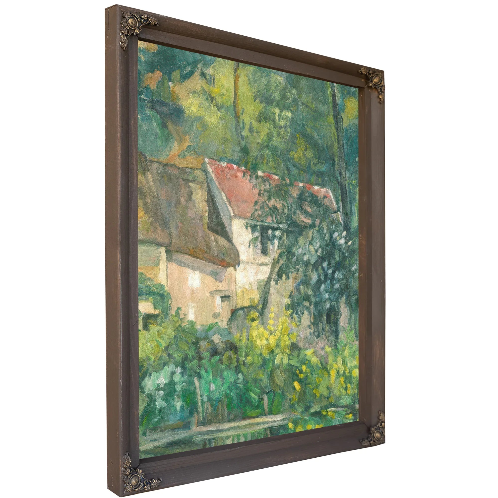 House Of Pere Lacroix By Paul Cezanne Fine Art Print