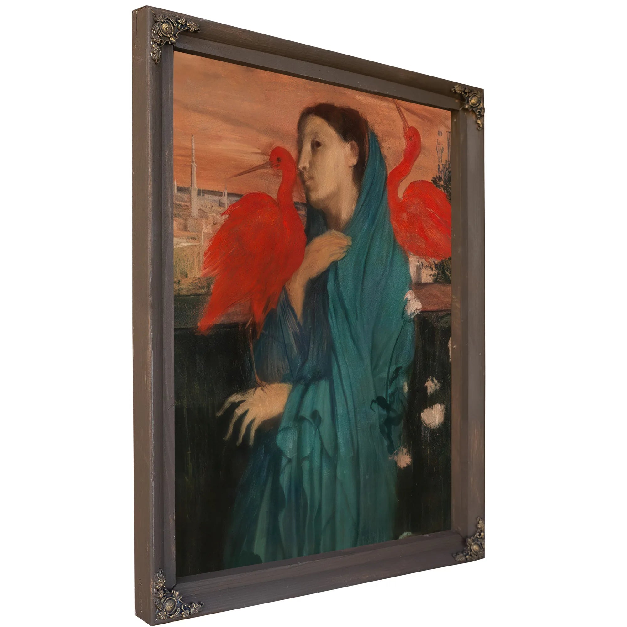 Young Woman With Ibis By Edgar Degas Fine Art Print