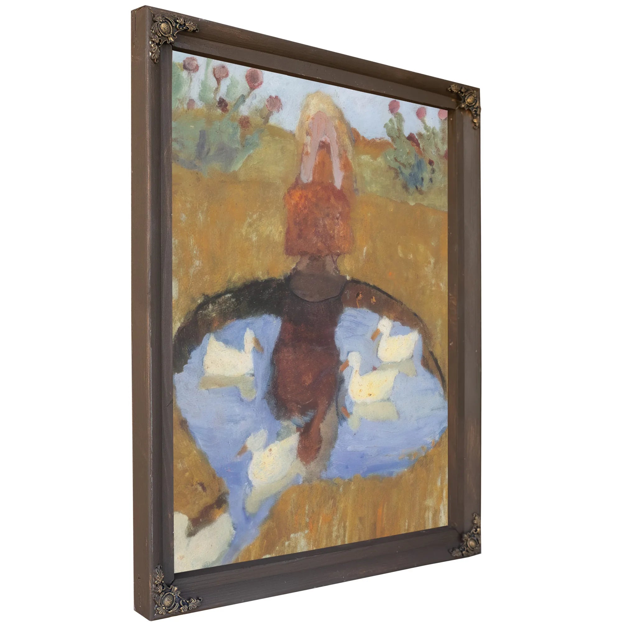 Girl At The Duck Pond By Paula Modersohn Becker Fine Art Print
