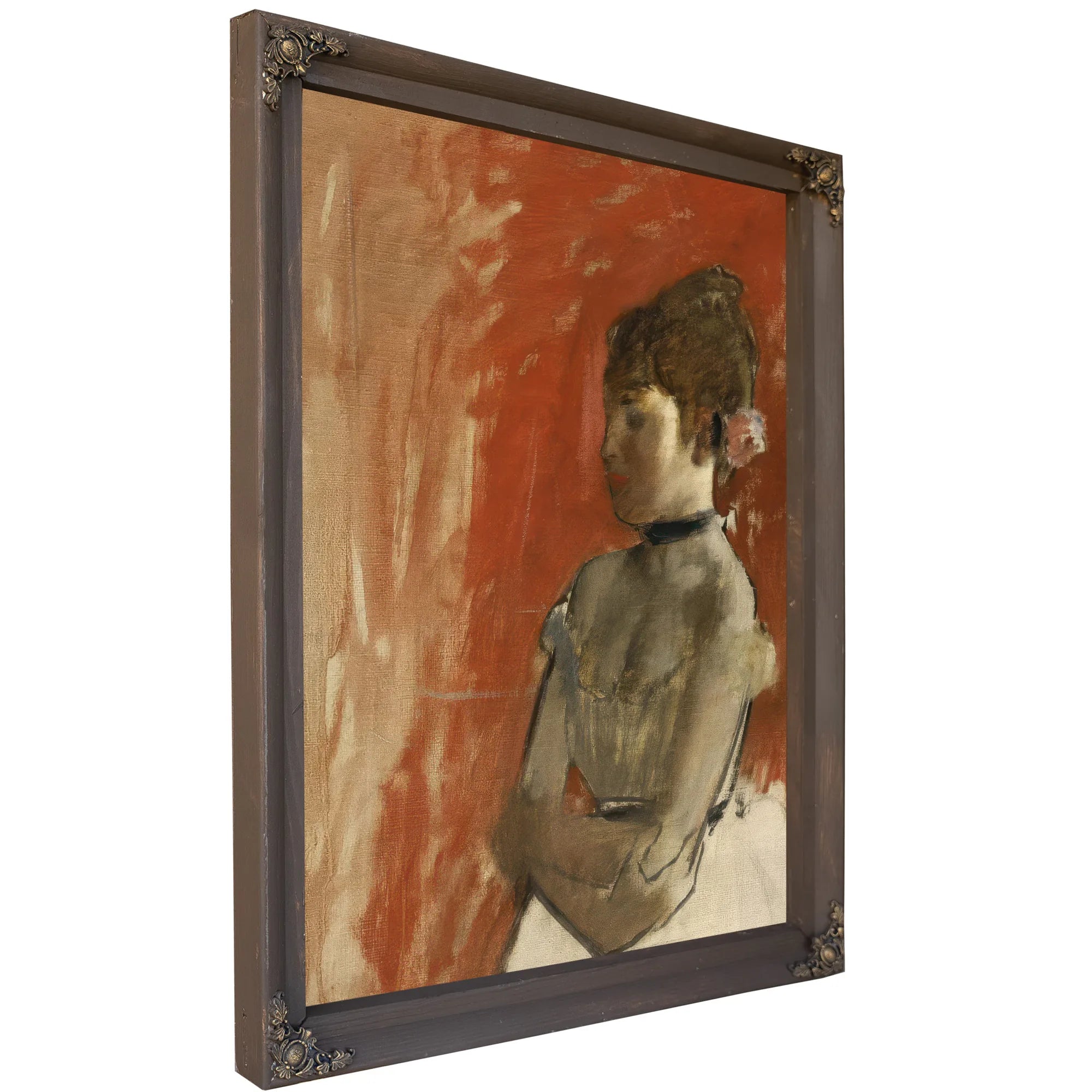Ballet Dancer With Arms Crossed By Edgar Degas Fine Art Print