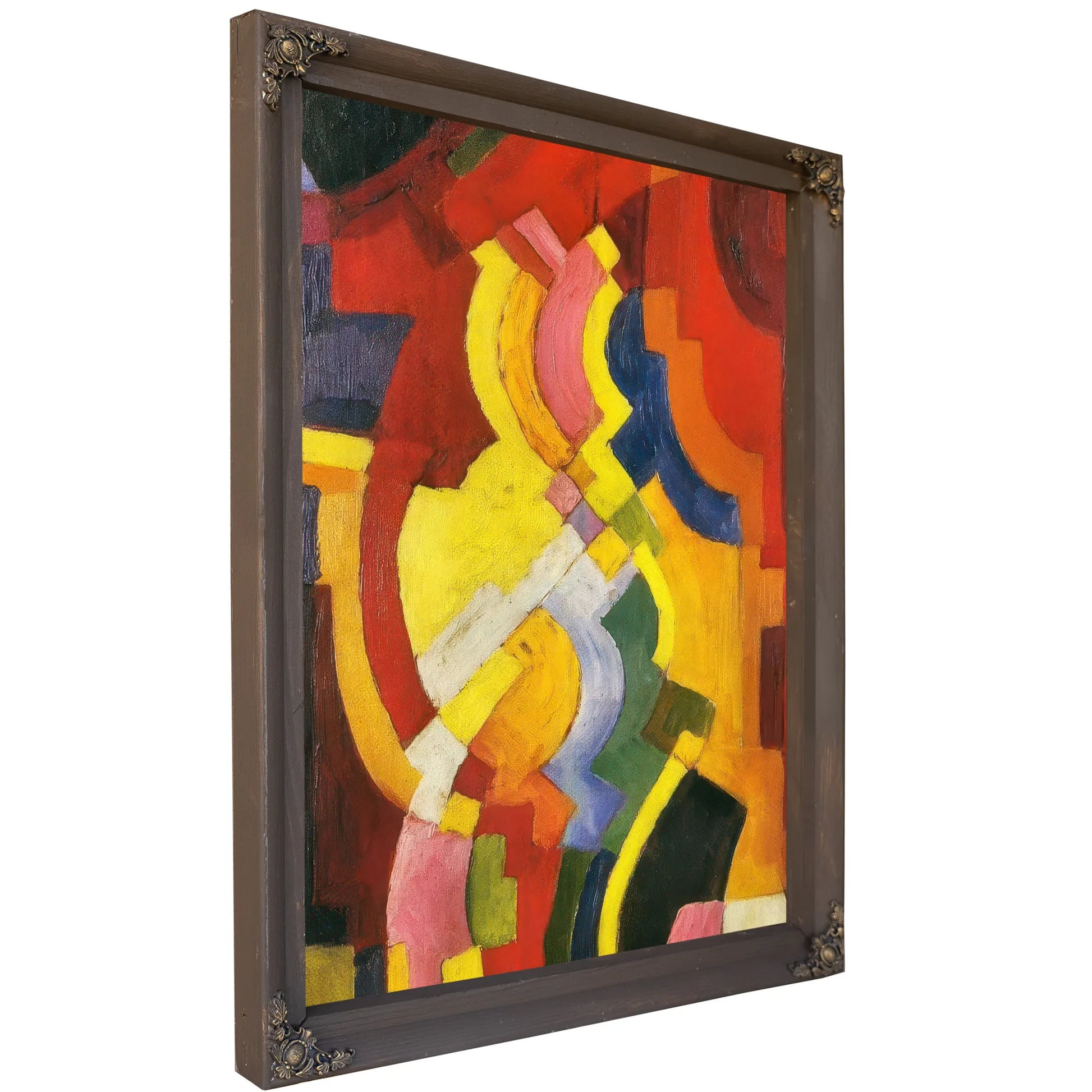 Coloured Forms Iii By August Macke Fine Art Print