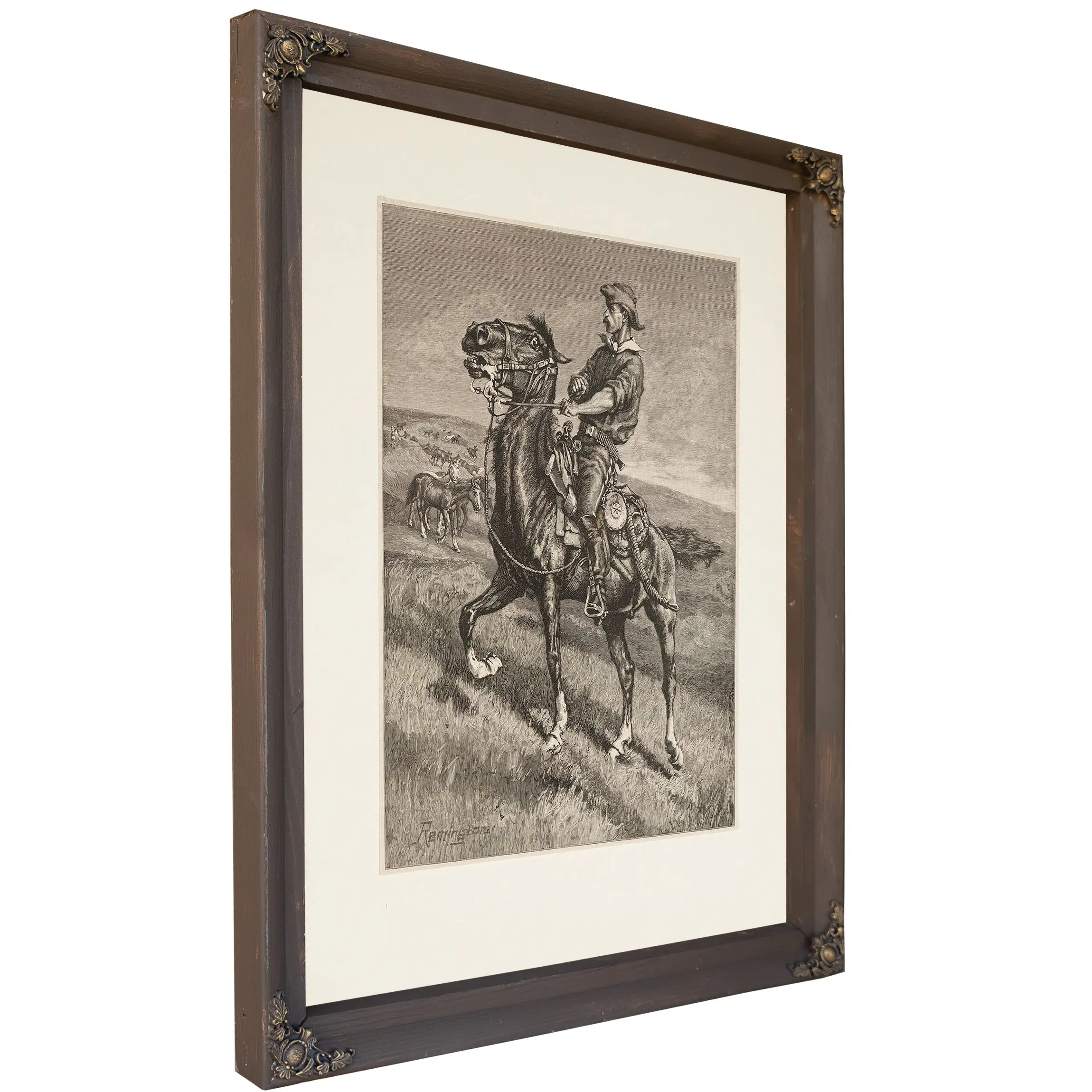 In From The Night Herd B by Frederic Remington