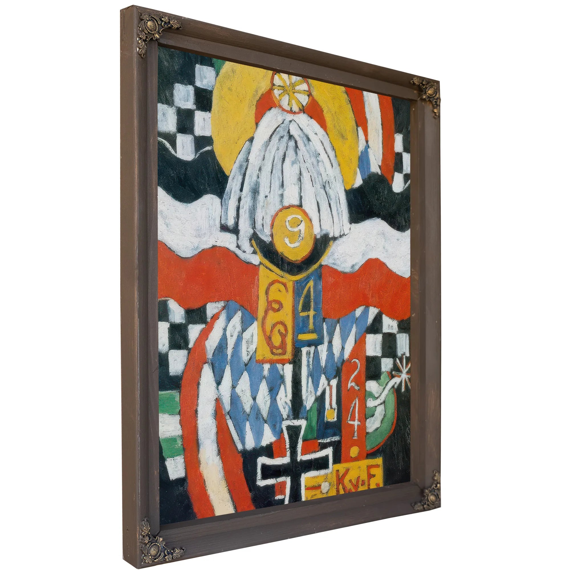 Painting No 47 Berlin By Marsden Hartley Fine Art Print