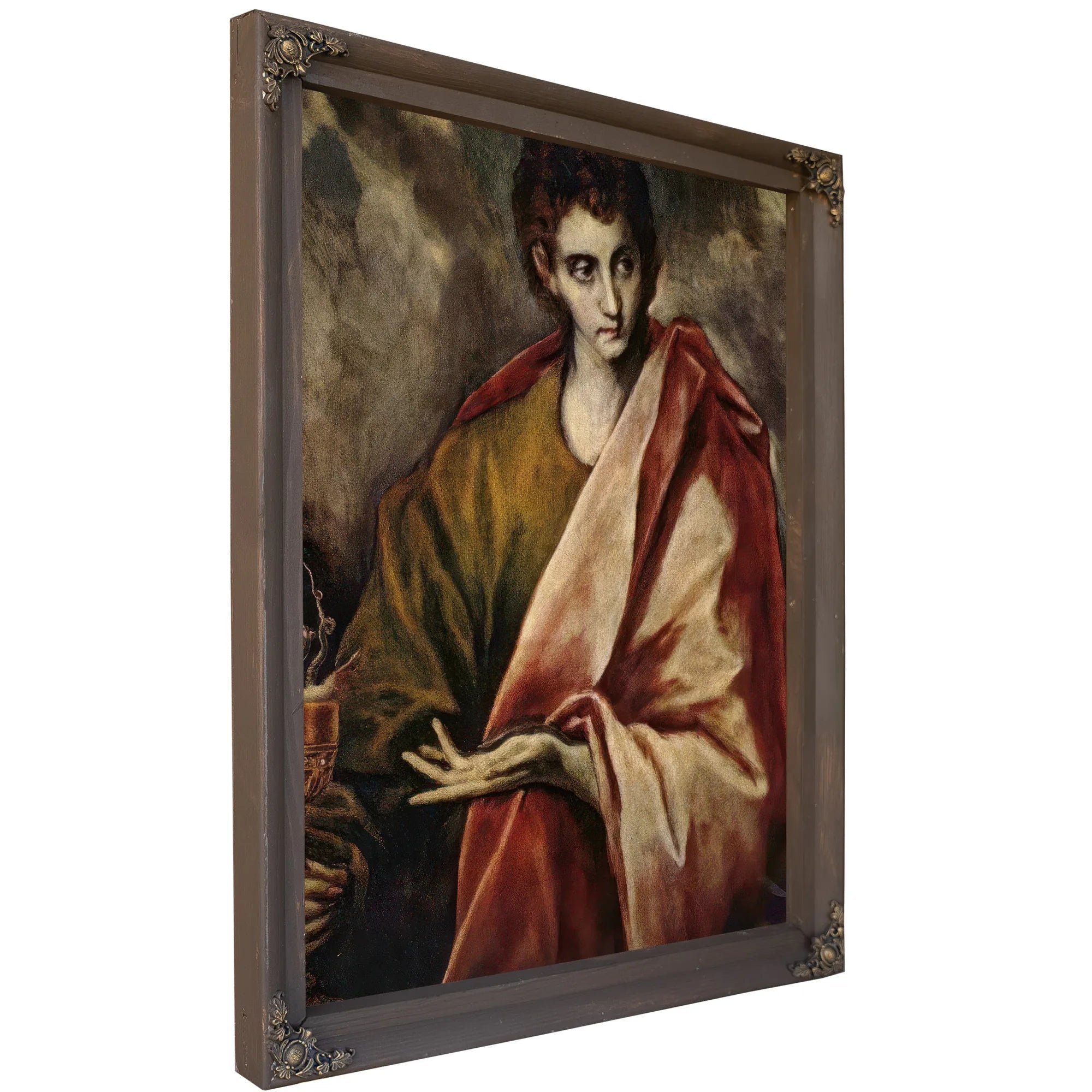 Saint John The Evangelist 1605 99 7X78Cm Museo Del Prado P02444 By El Greco Fine Art Print