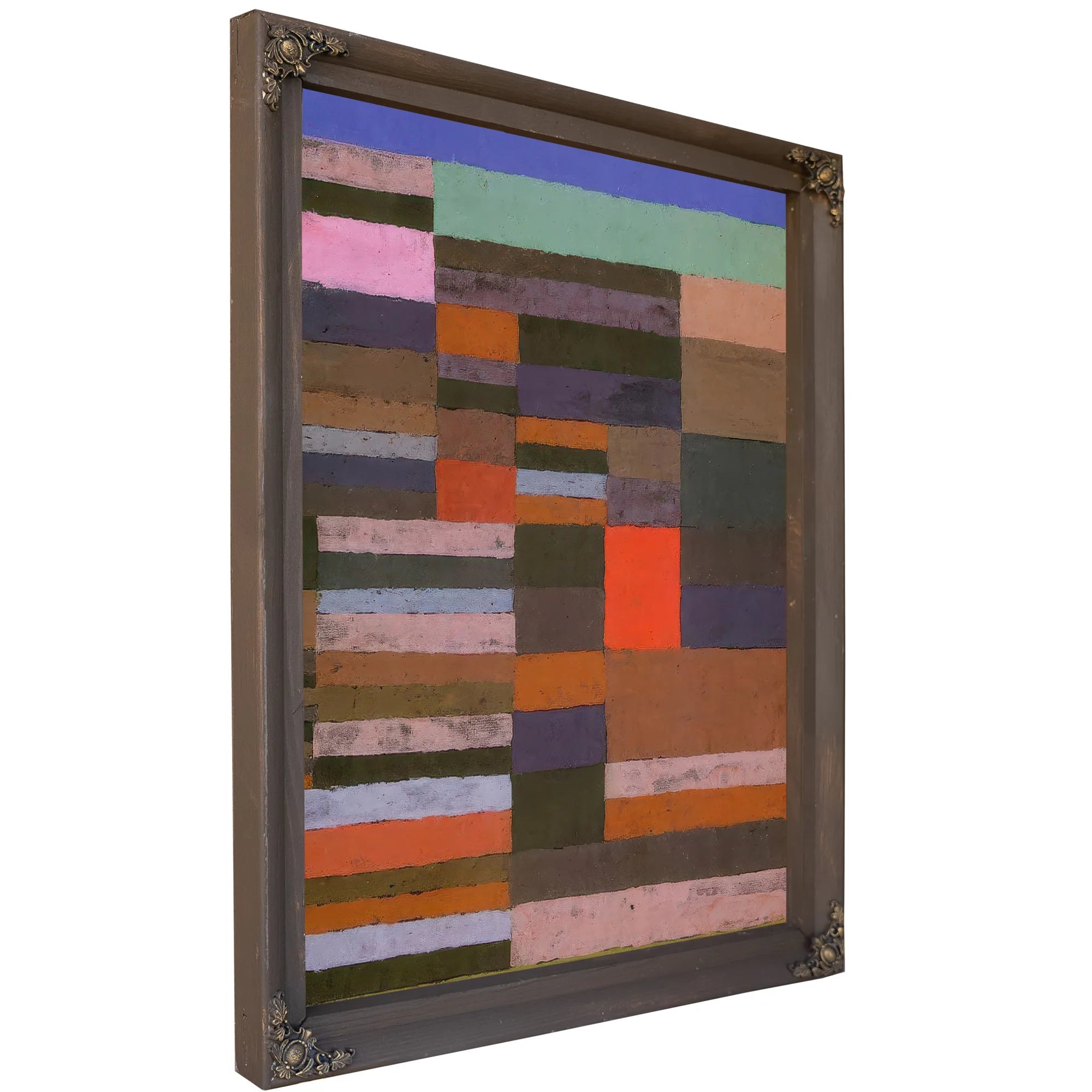 Individualized Measurement Of The Strata 1930 R 2 (82) By Paul Klee Fine Art Print