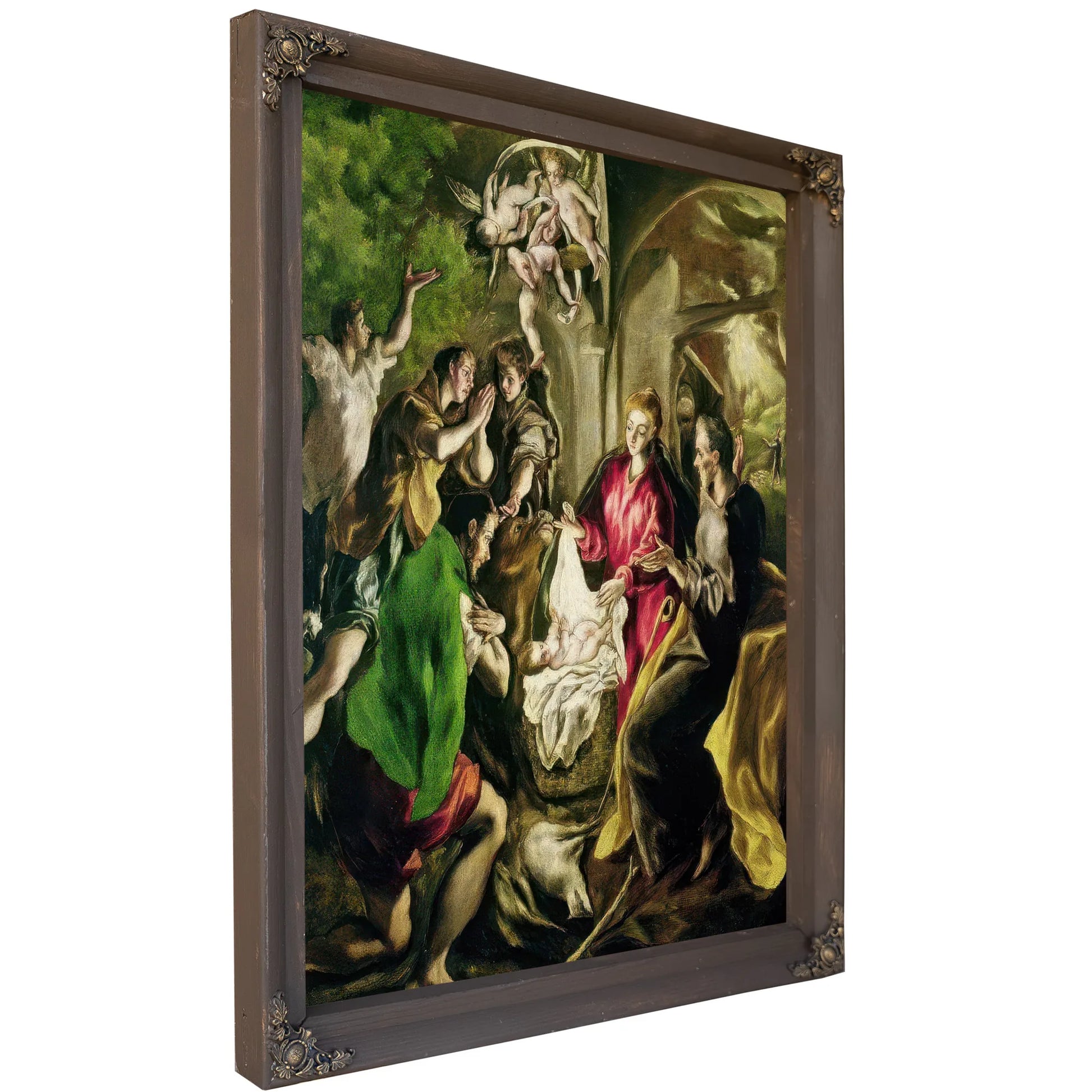 Adoration Of The Shepherds 2 By El Greco Fine Art Print