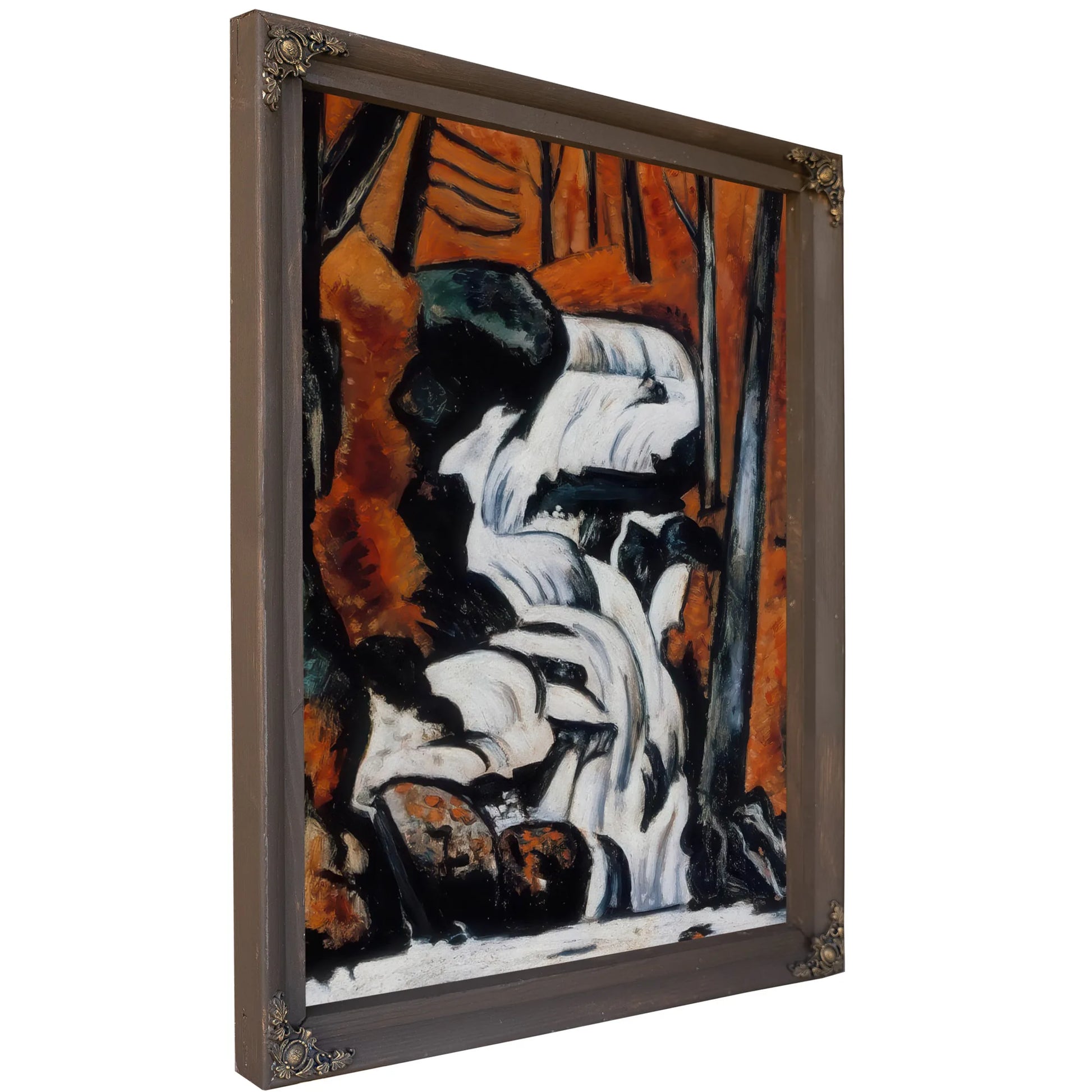 Smelt Brook Falls By Marsden Hartley Fine Art Print