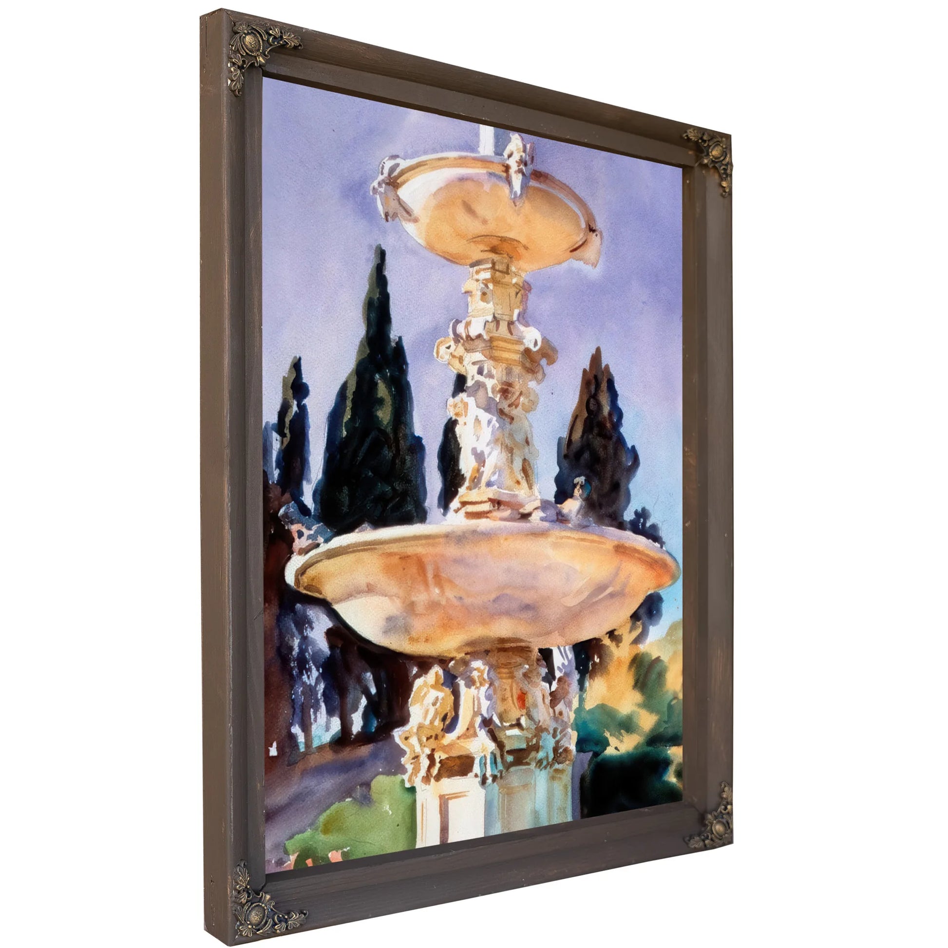 In A Medici Villa By John Singer Sargent Fine Art Print