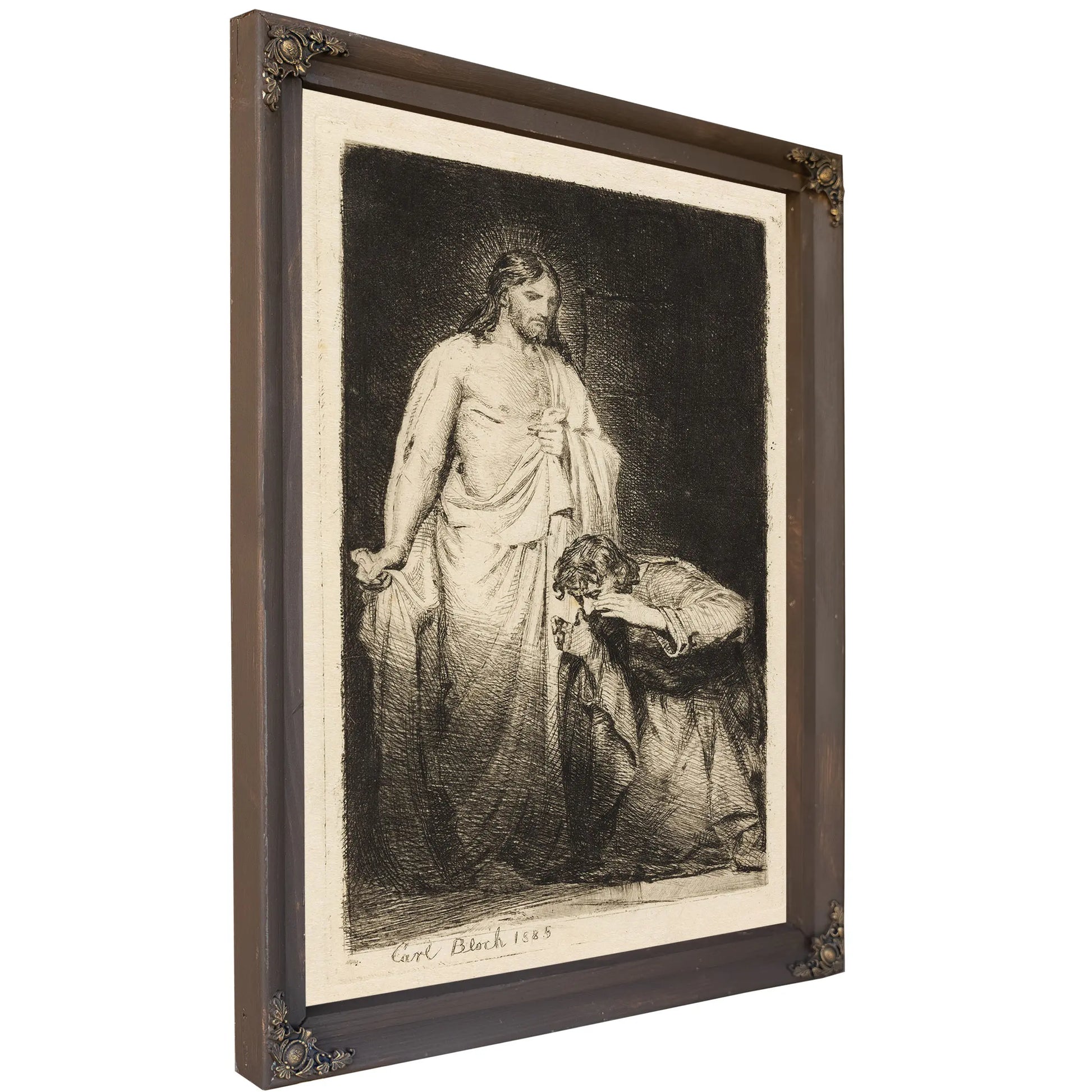 Christ And The Doubting Thomas 4 by Carl Bloch