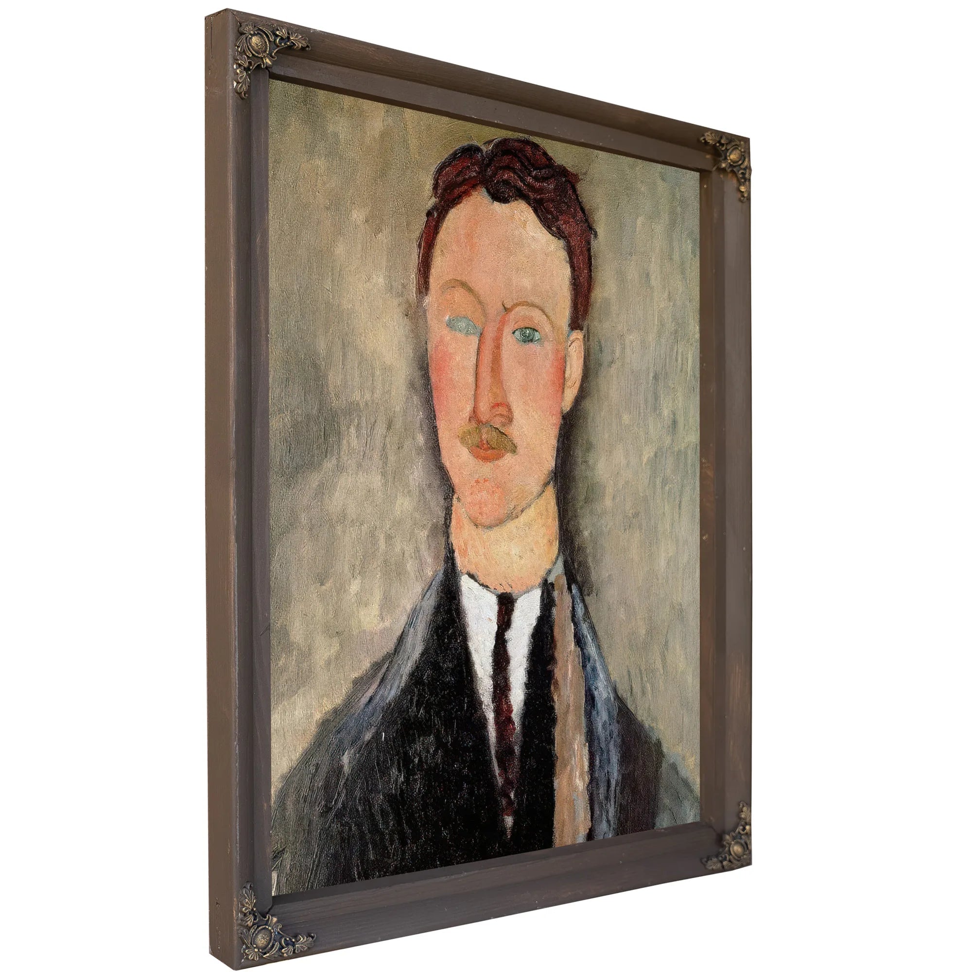 Portrait Of Leopold Survage (1879 1968) By Amedeo Modigliani Fine Art Print