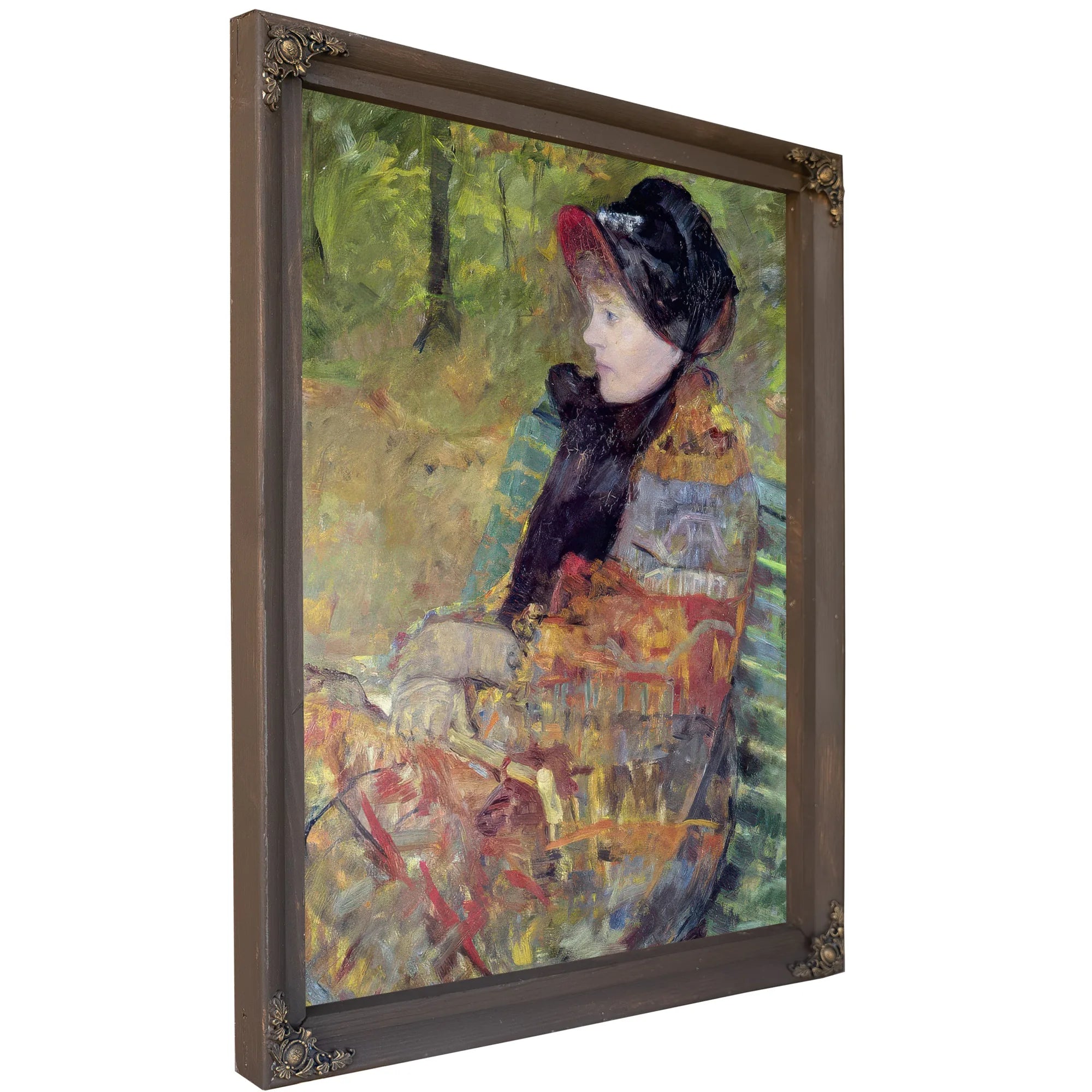 Portrait Of Mlle C. Lydia Cassatt 1 By Mary Cassatt Fine Art Print