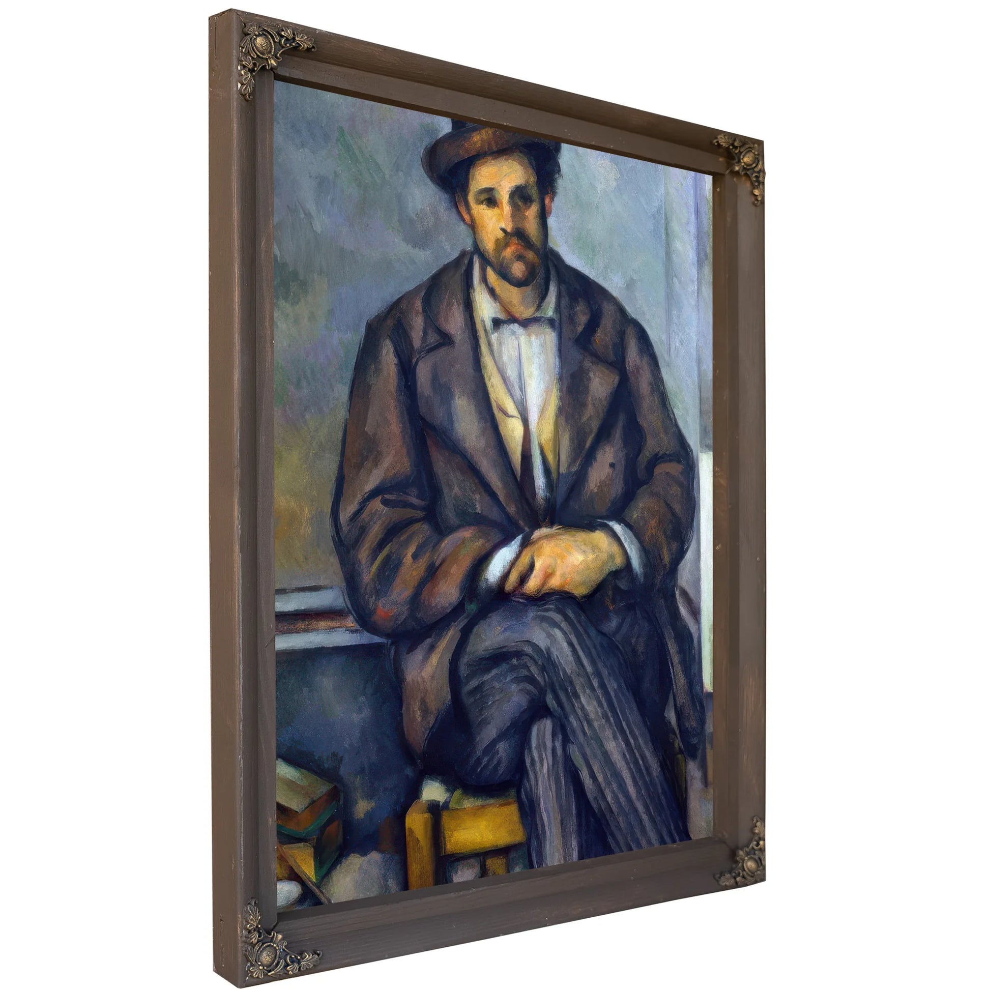 Seated Peasant By Paul Cezanne Fine Art Print