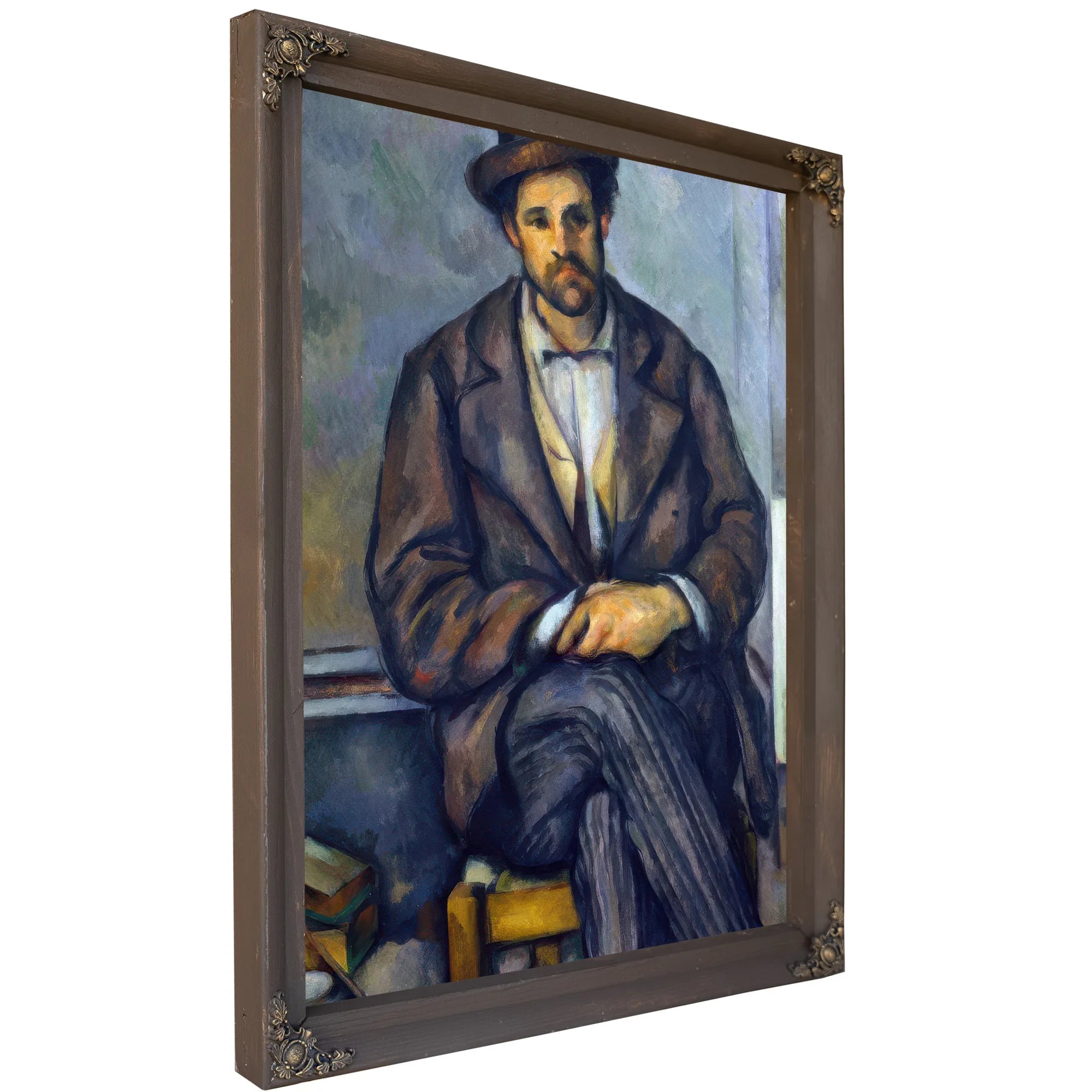 Seated Peasant By Paul Cezanne Fine Art Print