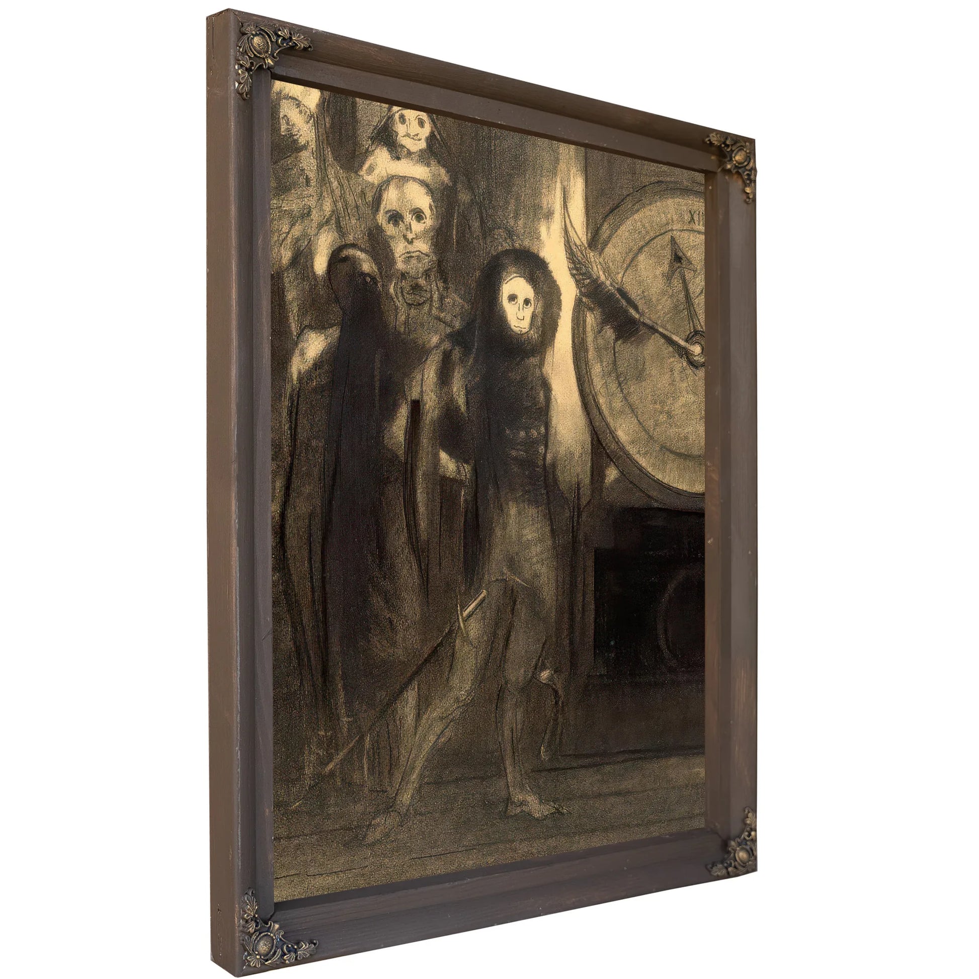 The Masque Of The Red Death By Odilon Redon Fine Art Print