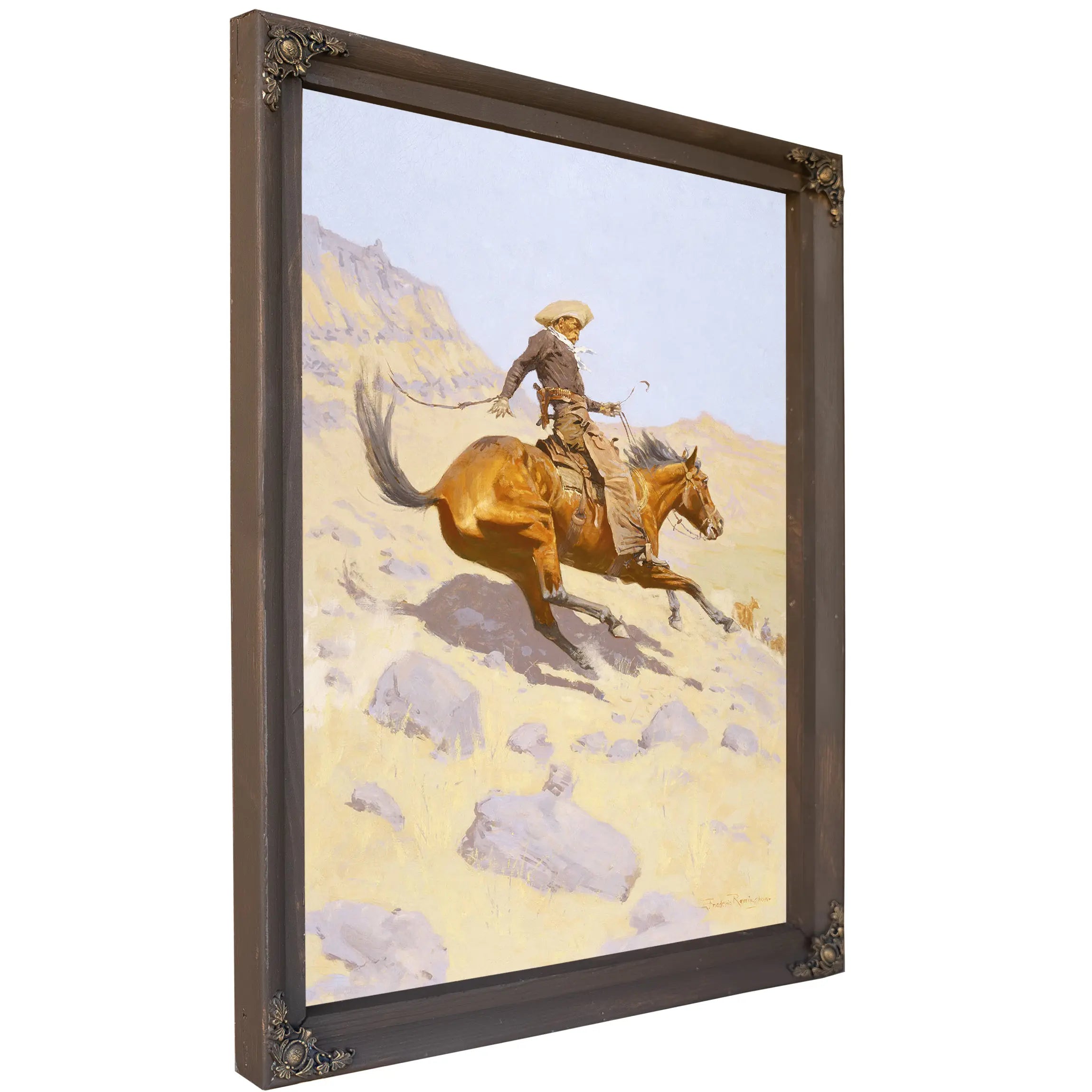 The Cowboy By Frederic S Remington  by Frederic Remington