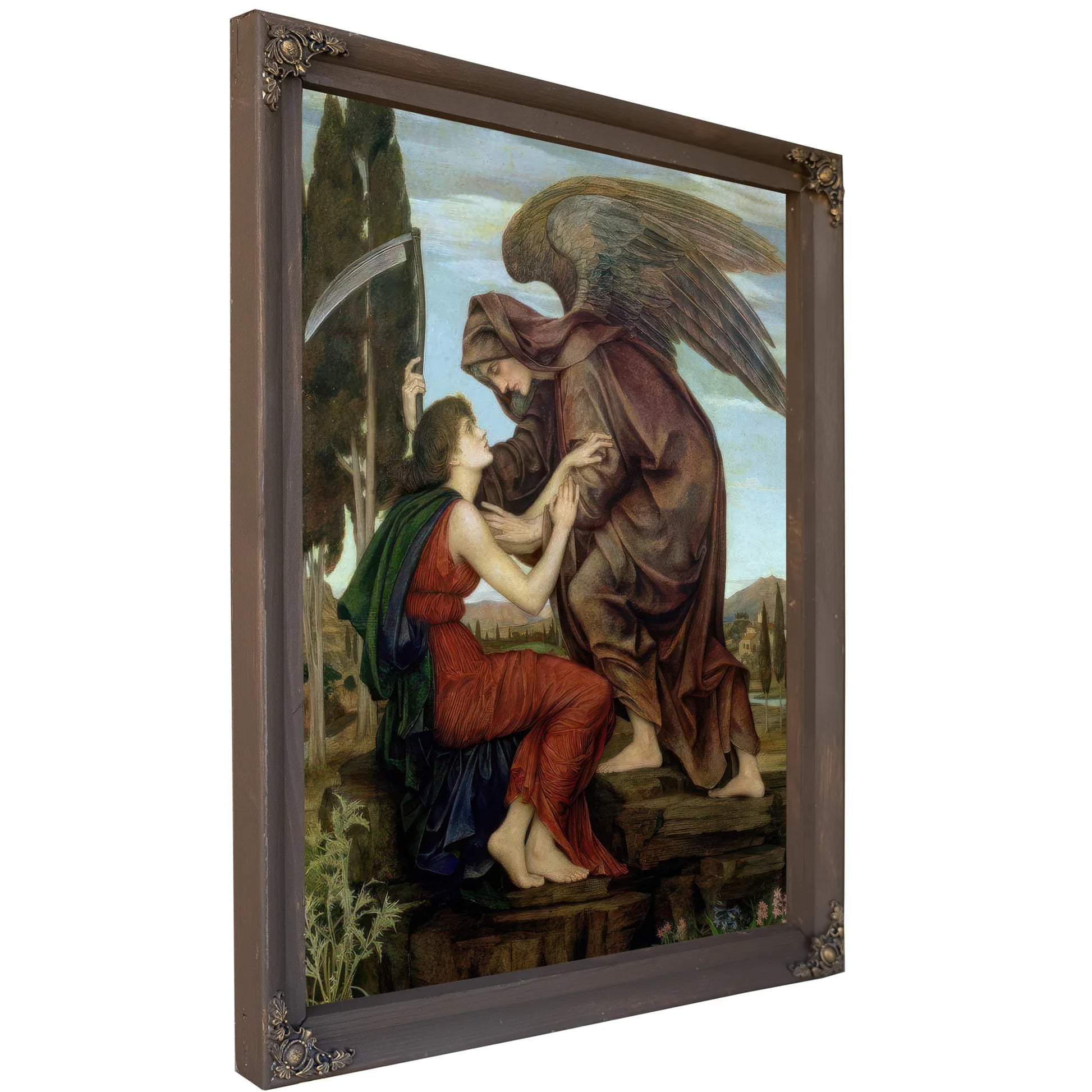 The Angel Of Death 1881 By Evelyn De Morgan Fine Art Print
