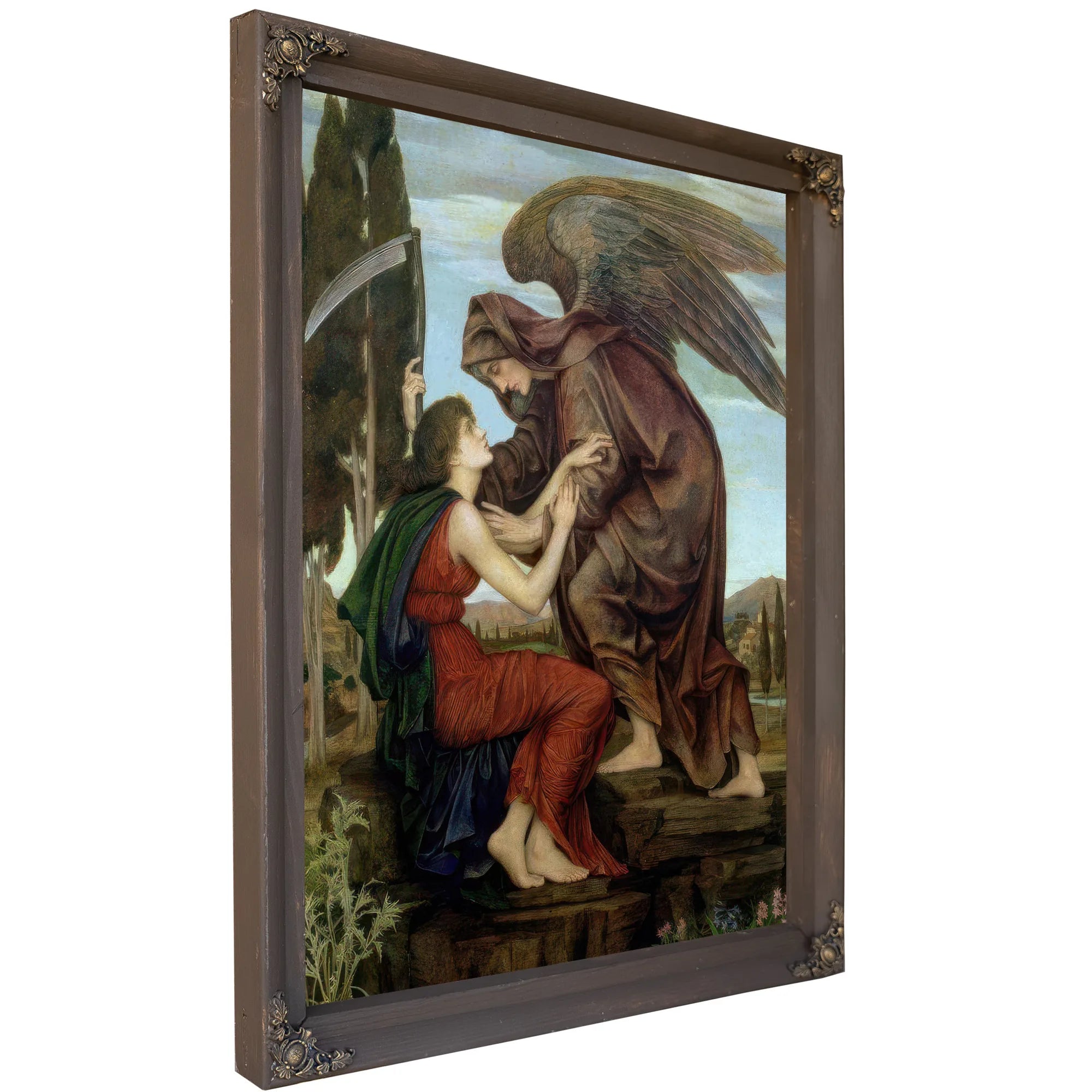 The Angel Of Death 1881 By Evelyn De Morgan Fine Art Print