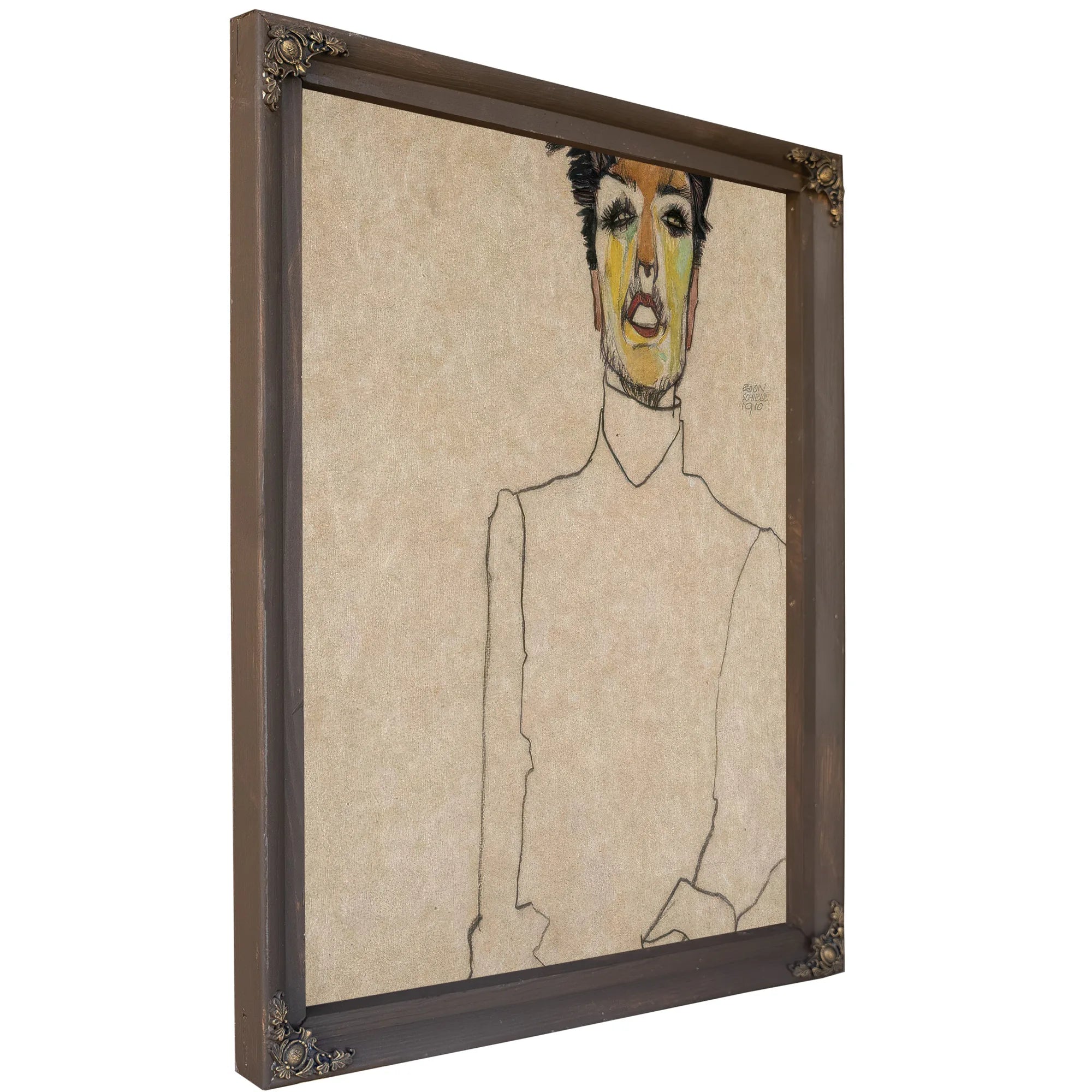Singer Van Osen By Egon Schiele Fine Art Print