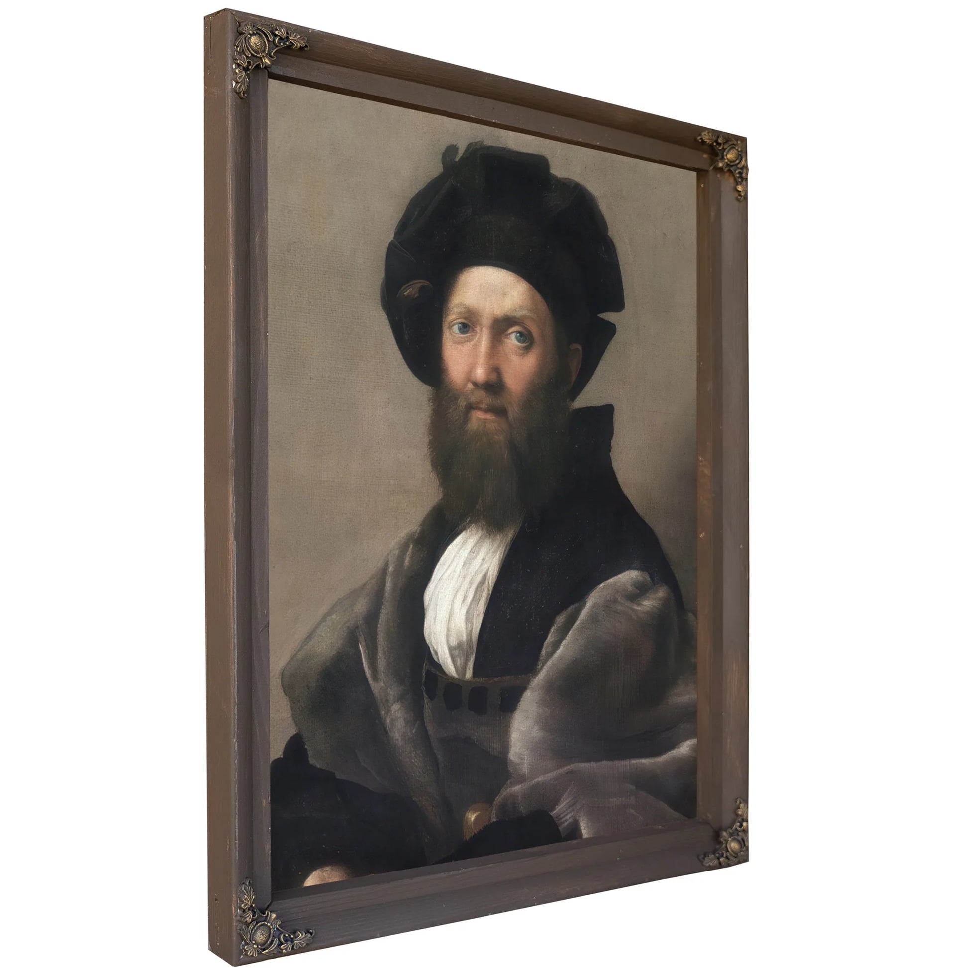 Baldassare Castiglione By Raphael Fine Art Print