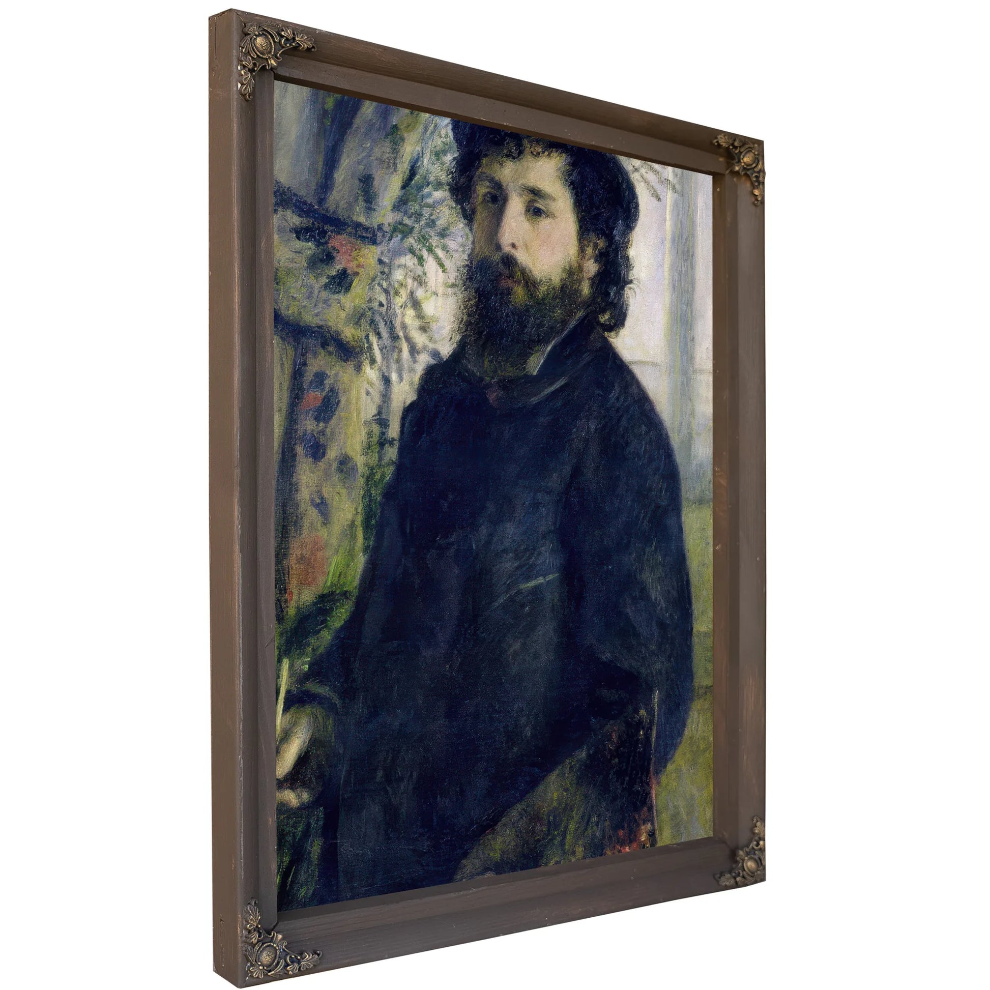Portrait Of Claude Monet (1840 1926) By Pierre Auguste Renoir Fine Art Print