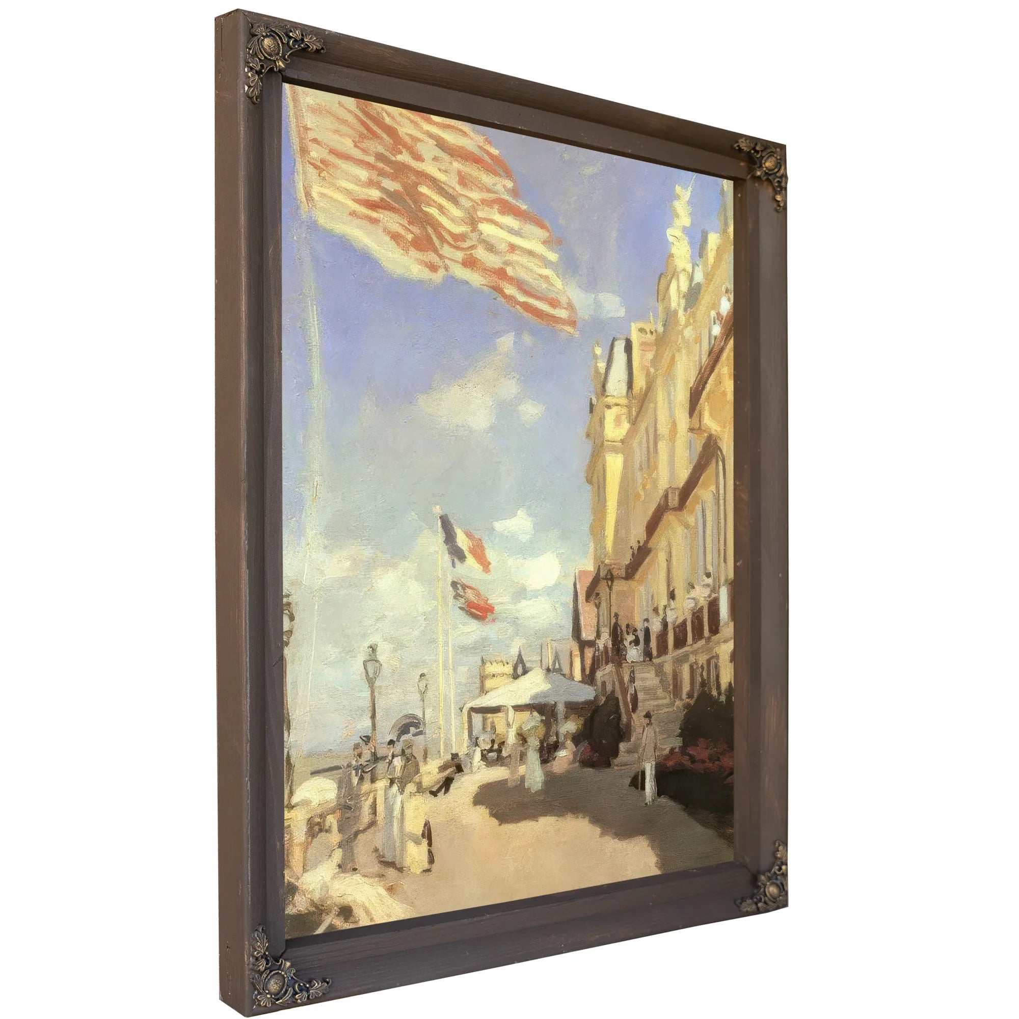 L'hotel Des Roches Noires A Trouville By Claude Monet Fine Art Print
