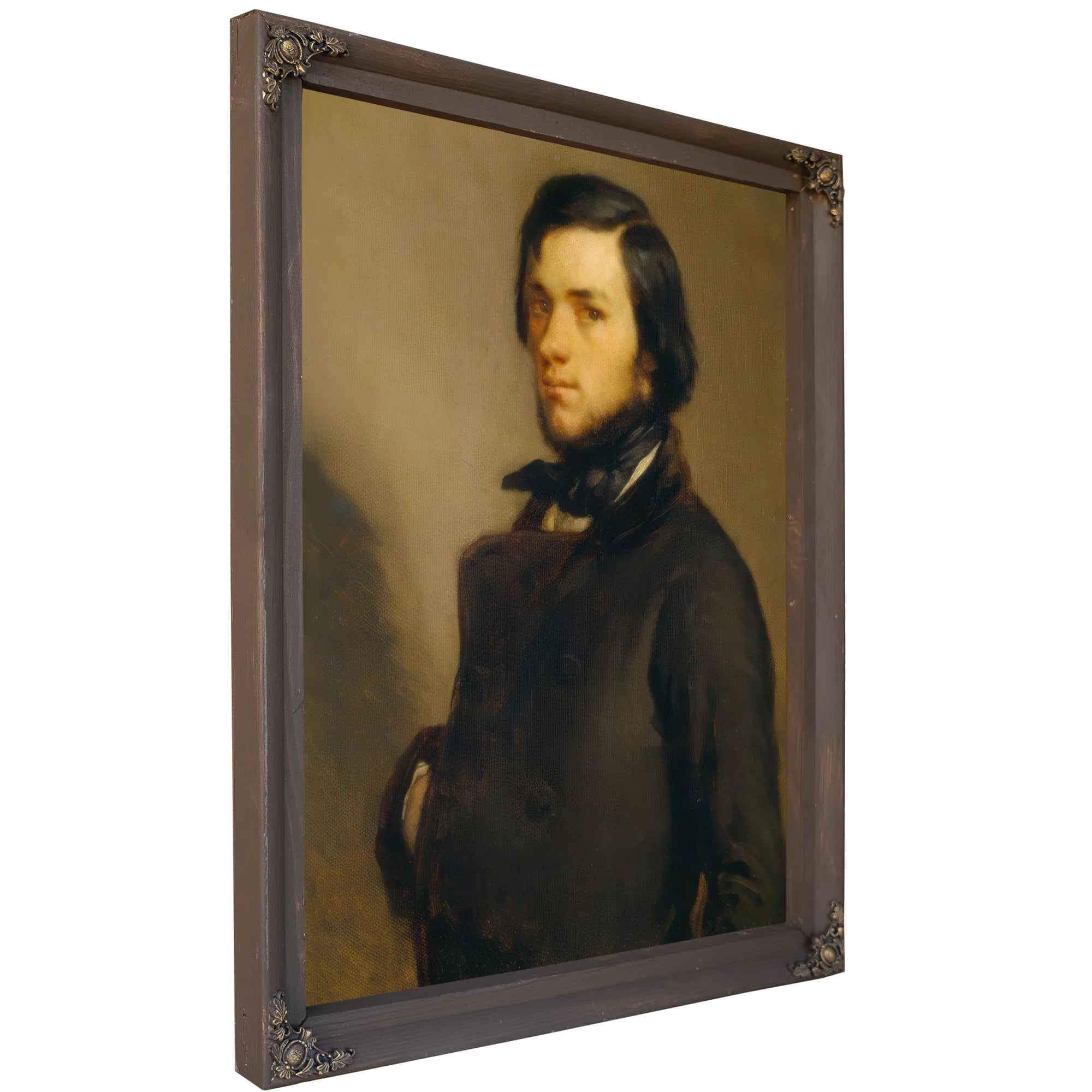 Portrait Of A Man By Jean Francois Millet Fine Art Print