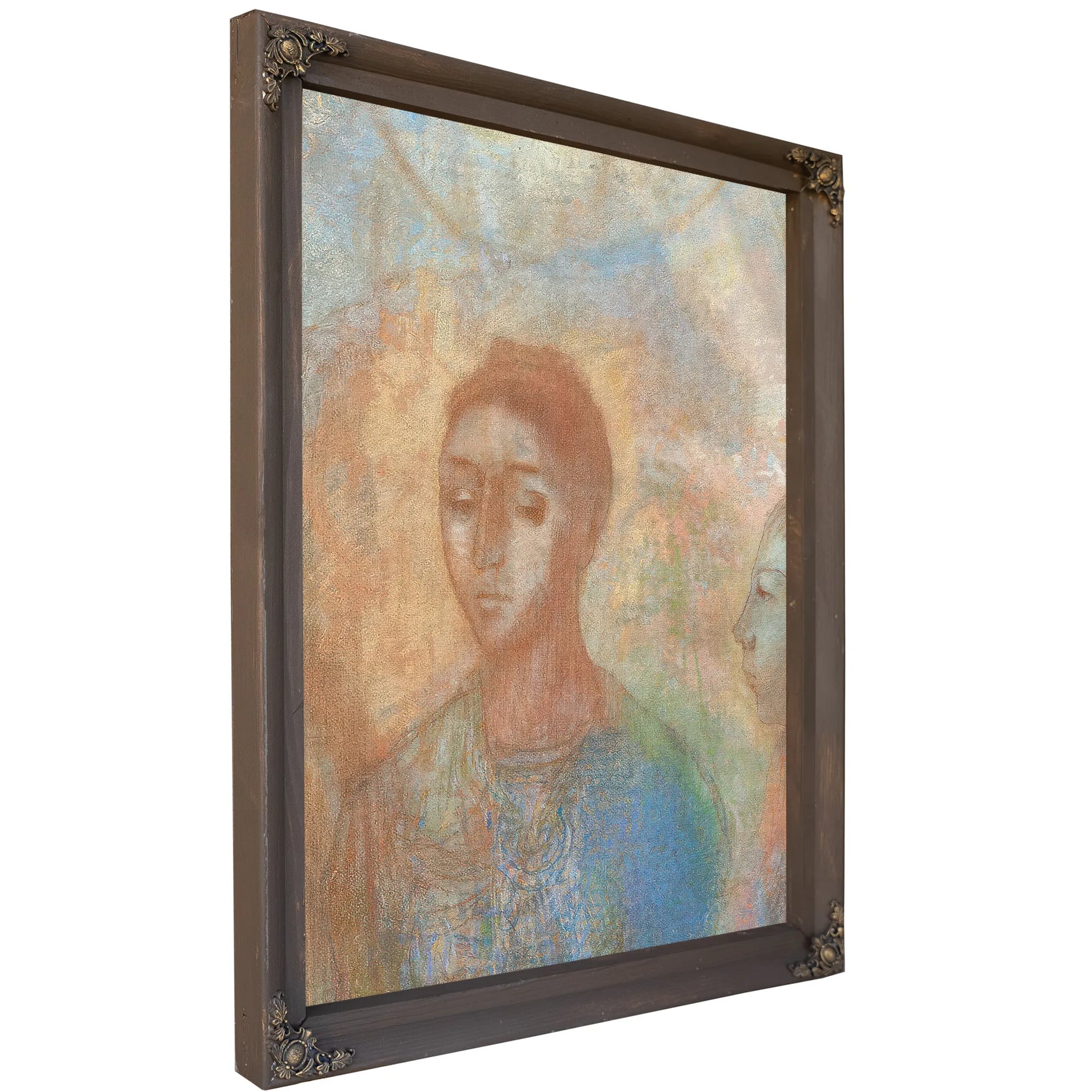 Woman And Child (Mujer Y Nino) By Odilon Redon Fine Art Print
