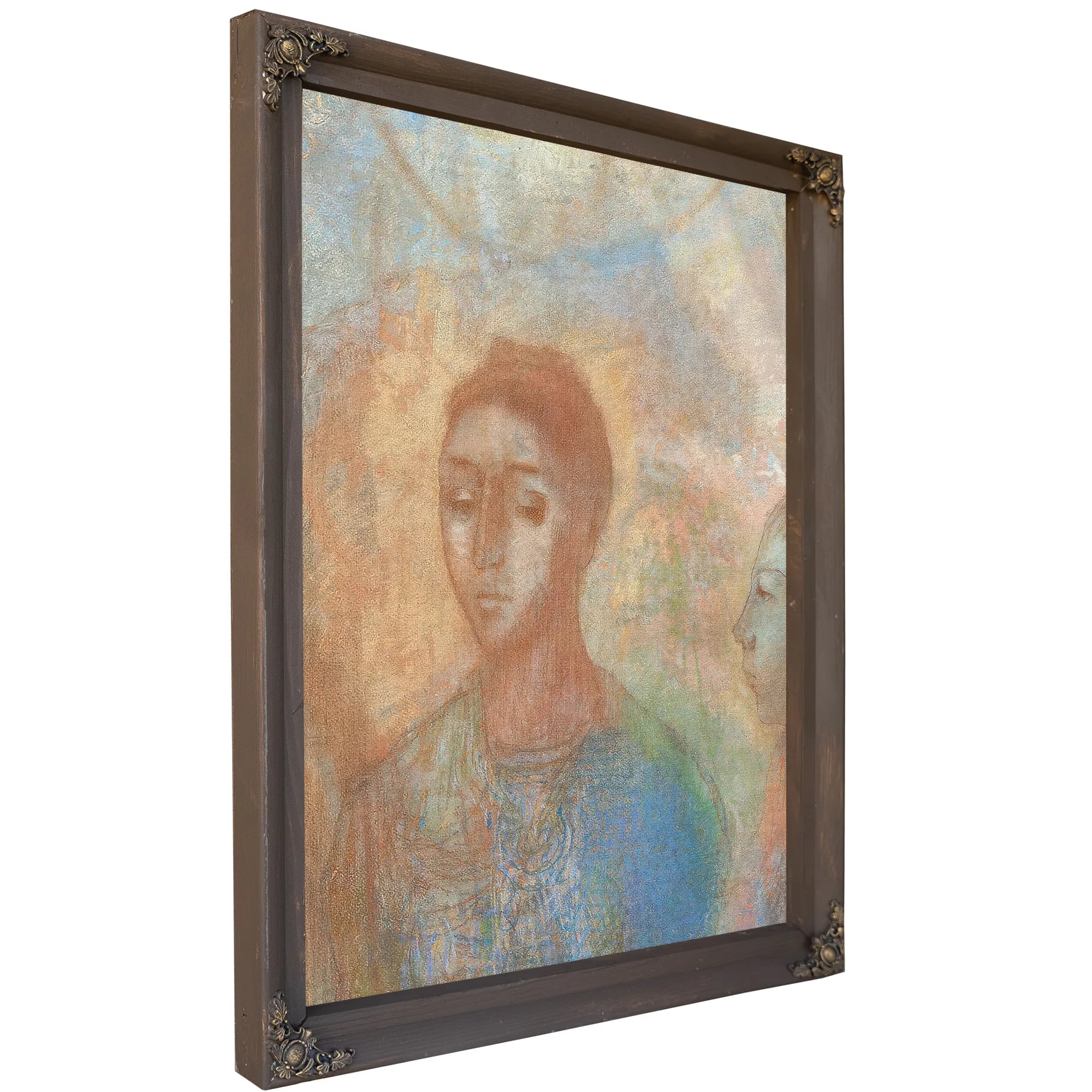 Woman And Child (Mujer Y Nino) By Odilon Redon Fine Art Print