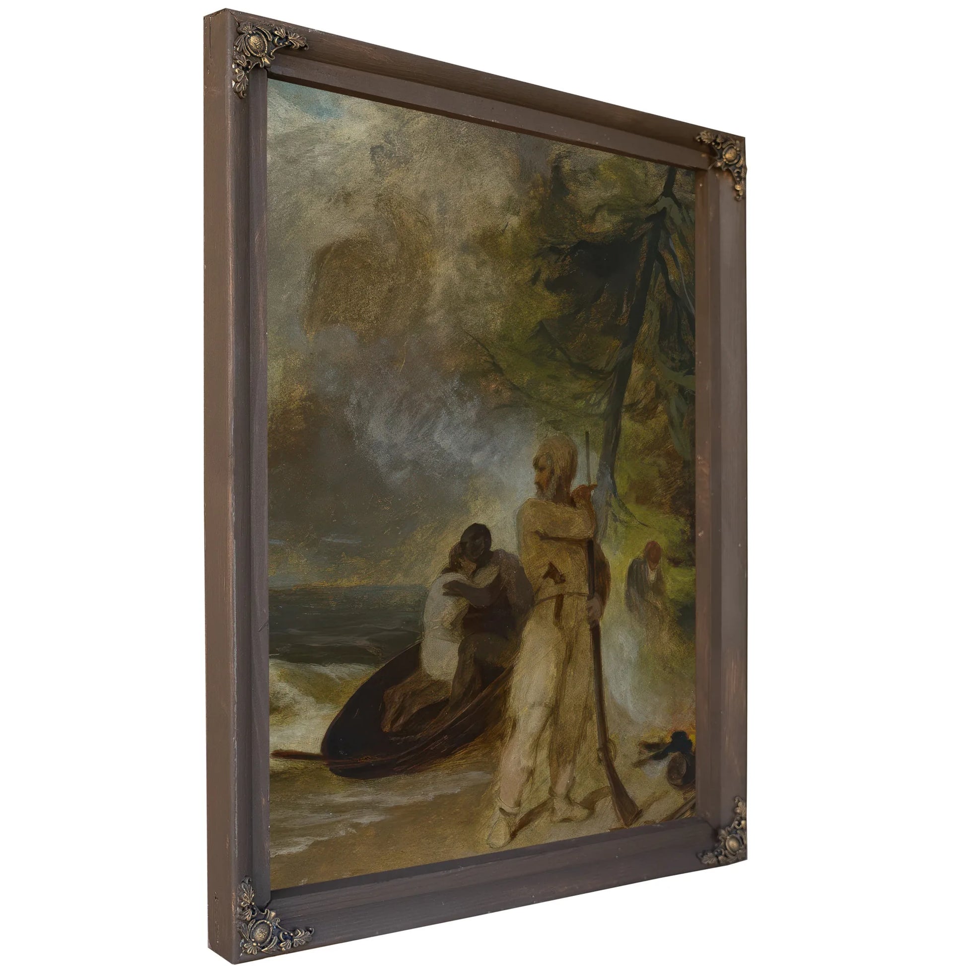 Friday's Father Rescued By Thomas Sully Fine Art Print