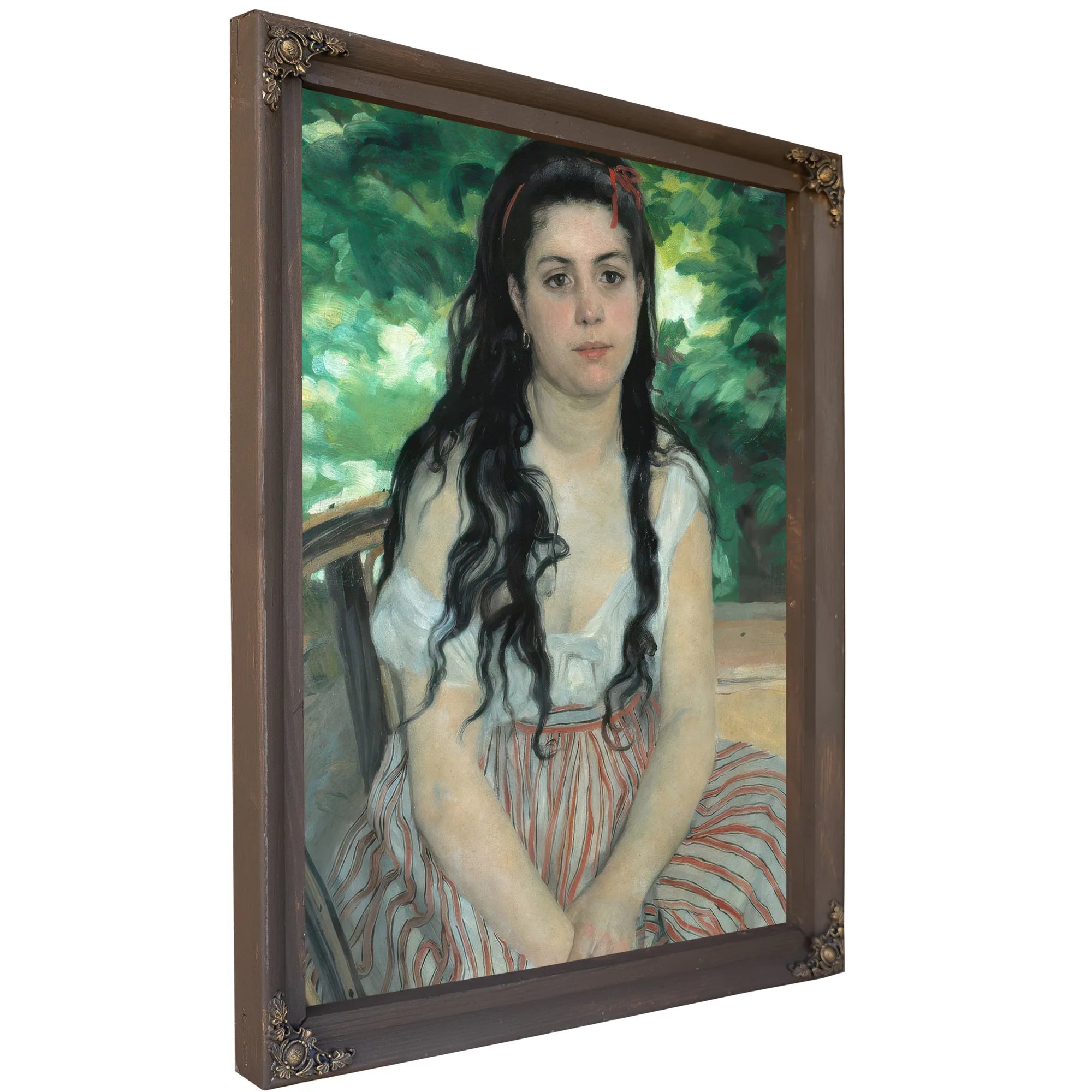 Summer The Bohemian By Pierre Auguste Renoir Fine Art Print