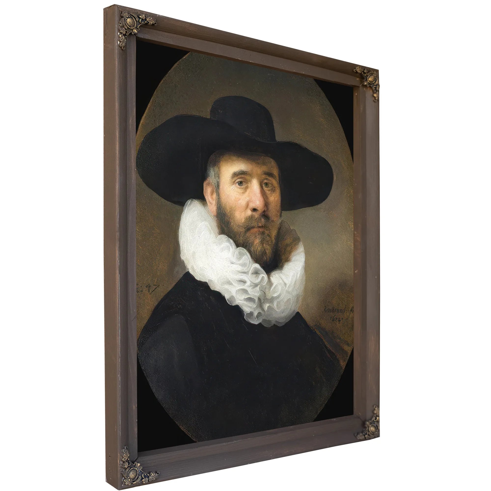 Portrait Of Dirck Jansz Pesser By Rembrandt Fine Art Print