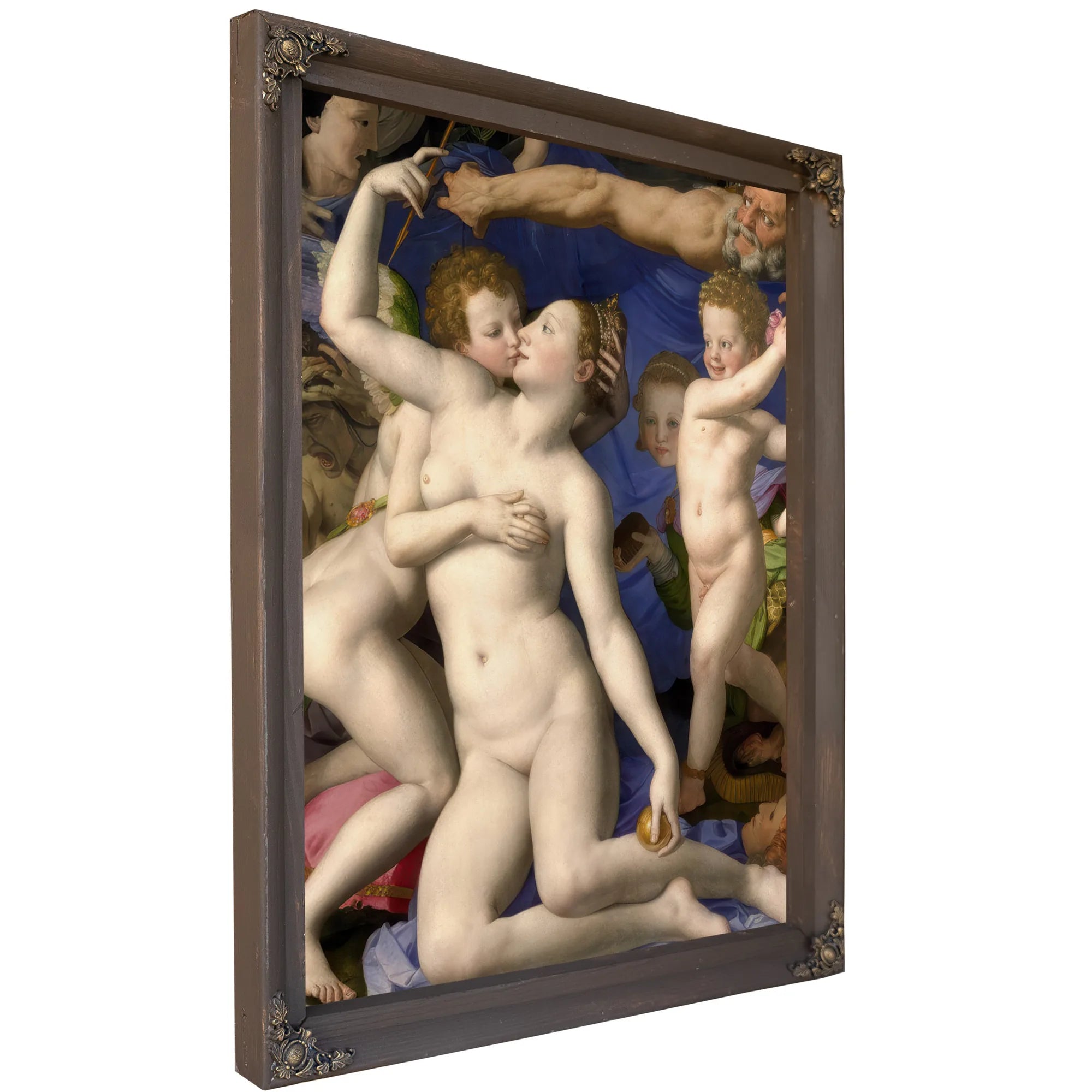 An Allegory With Venus And Cupid 1545 Mannerism National Gallery Uk Medium By Agnolo Bronzino Fine Art Print