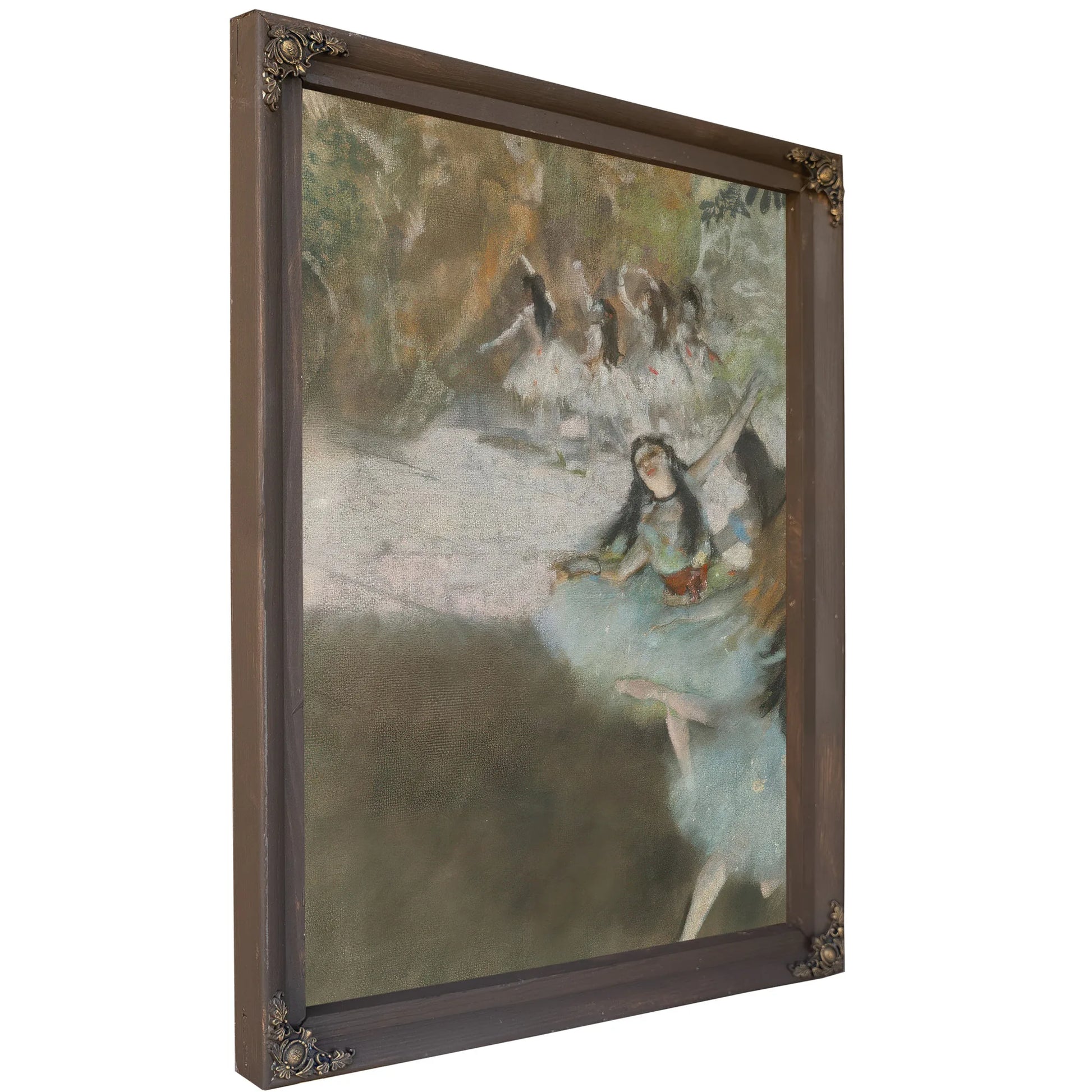 On The Stage By Edgar Degas Fine Art Print