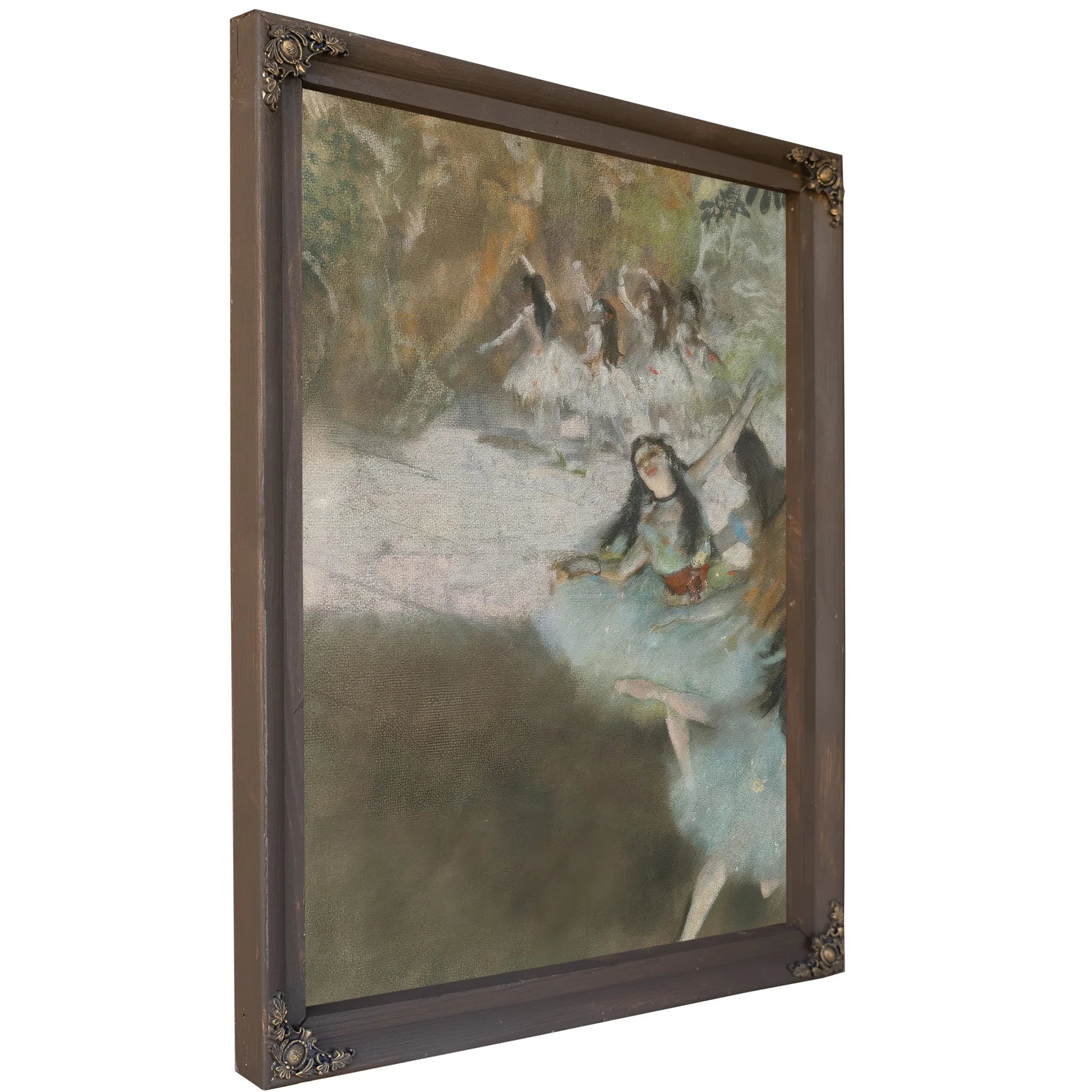 On The Stage By Edgar Degas Fine Art Print