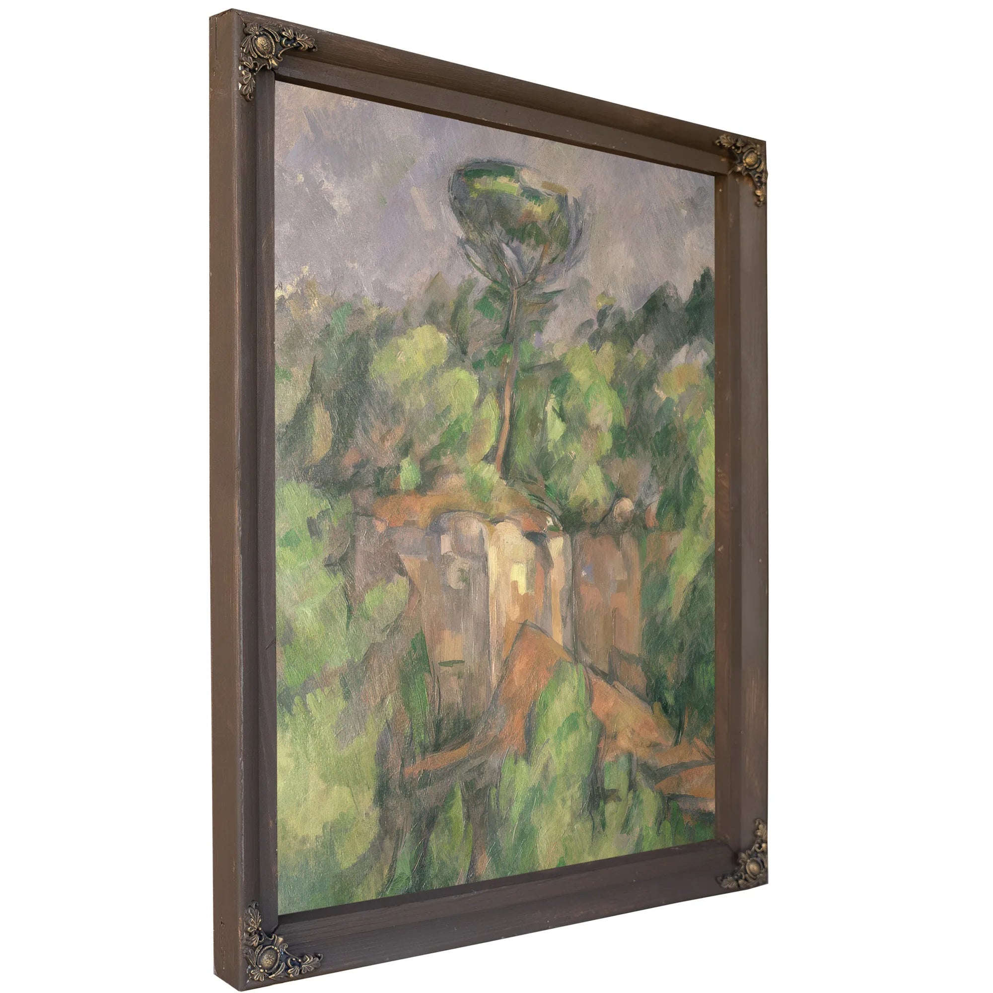 Bibemus Quarry By Paul Cezanne Fine Art Print