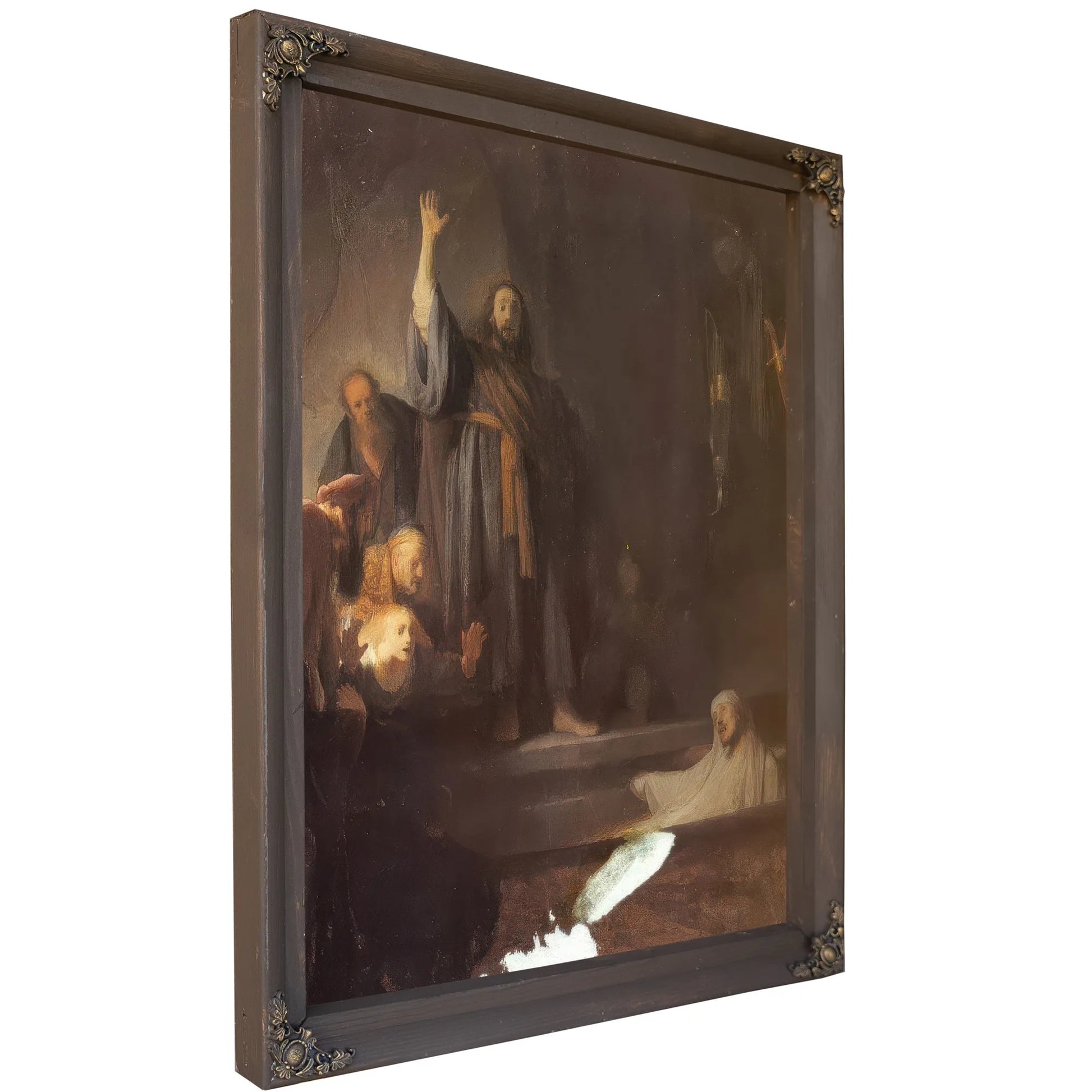 The Raising Of Lazarus,C 1630 By Rembrandt Fine Art Print