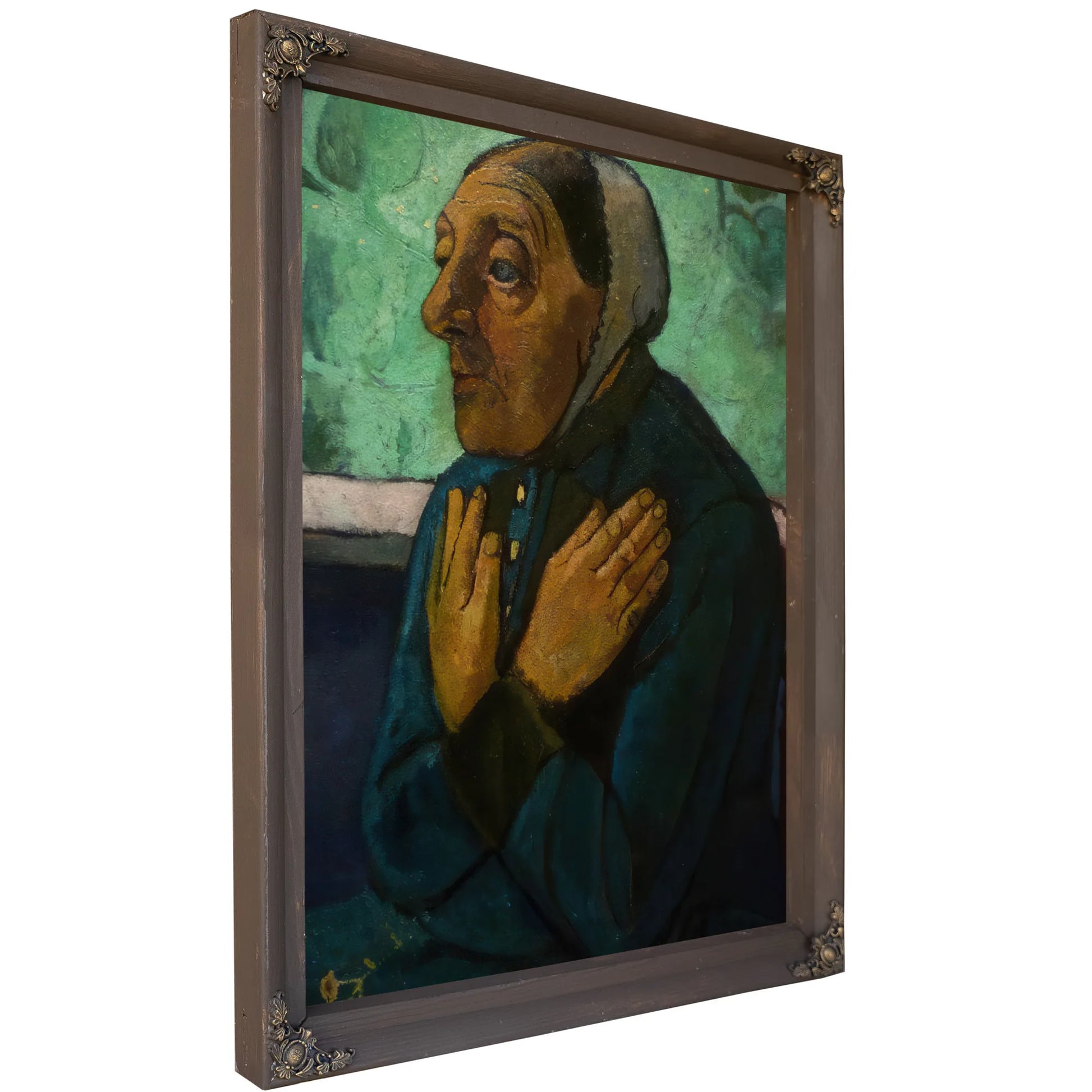 Old Peasant Woman By Paula Modersohn Becker Fine Art Print