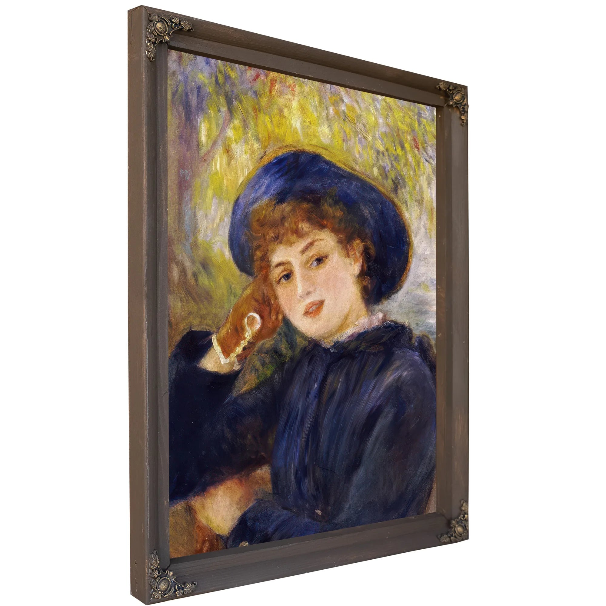 Portrait Of Madamoiselle Demarsy By Pierre Auguste Renoir Fine Art Print