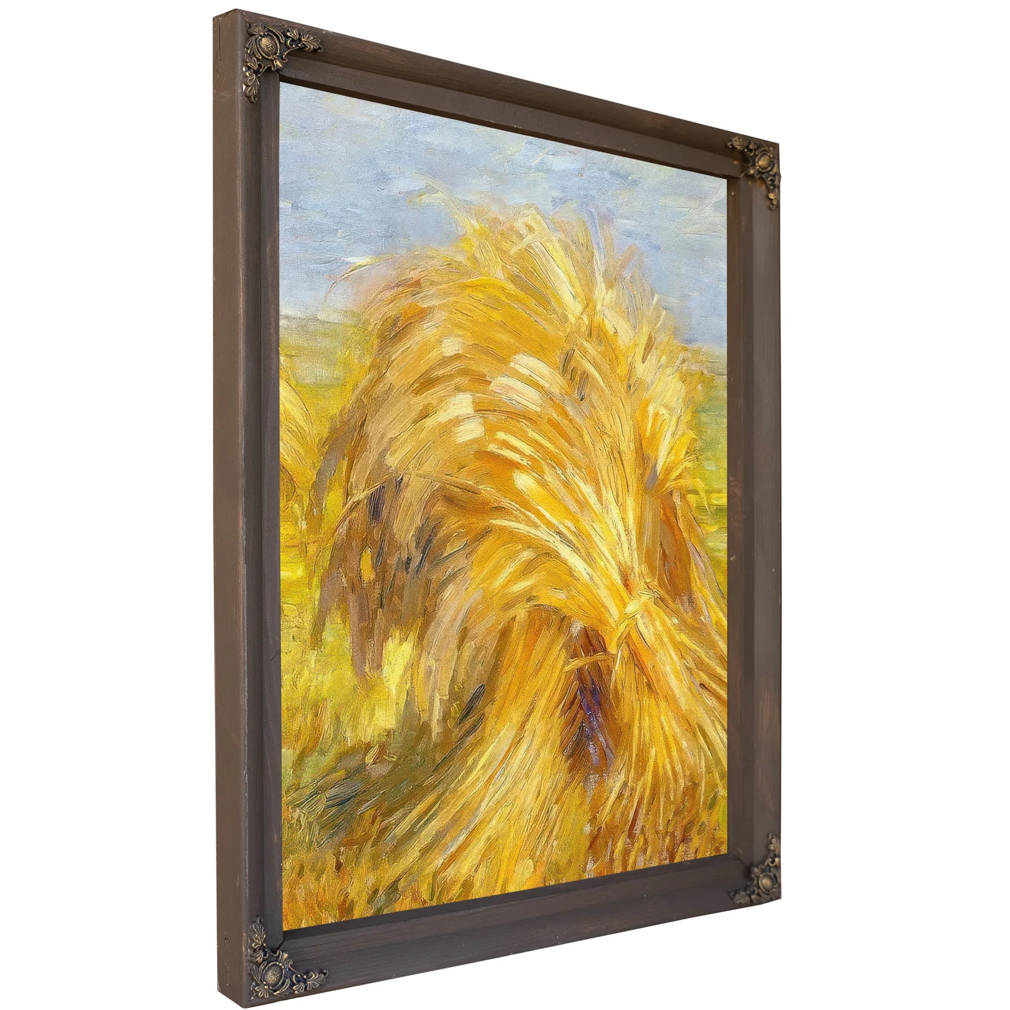 Sheaves Of Grain By Franz Marc Fine Art Print