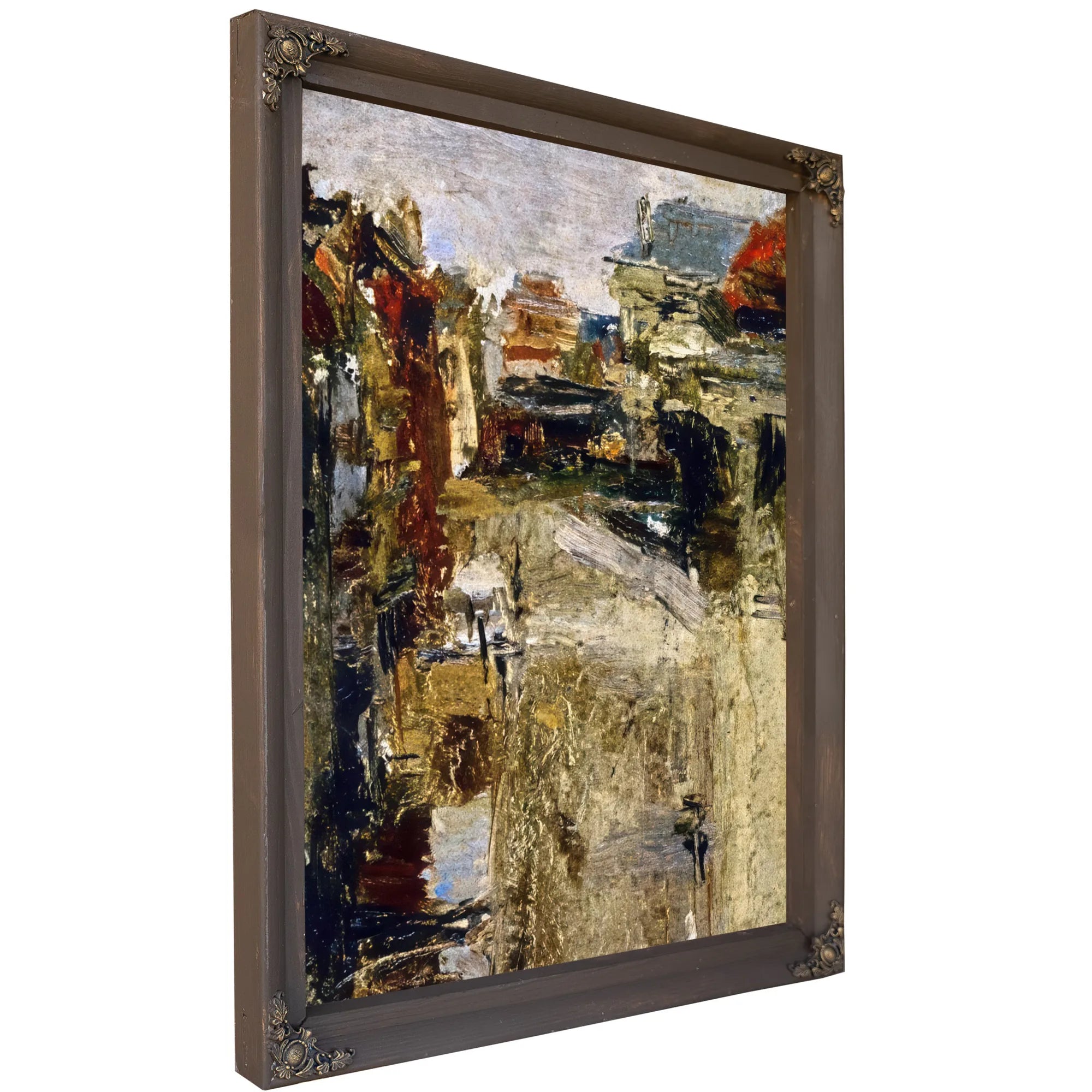 Boulevard Van Iseghem In The Rain By James Ensor Fine Art Print