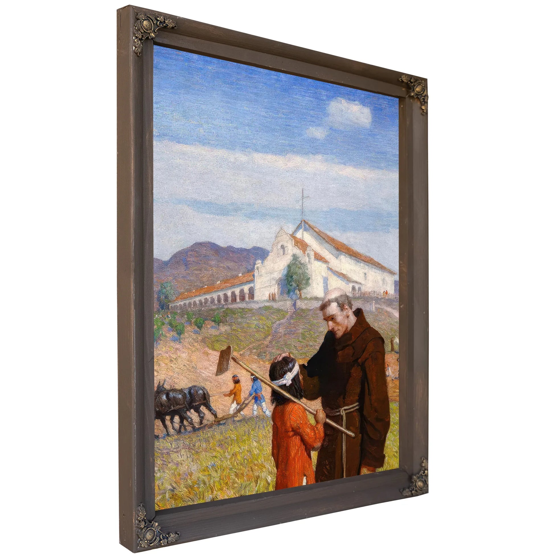A California Mission, 1918 By NC Wyeth Fine Art Print
