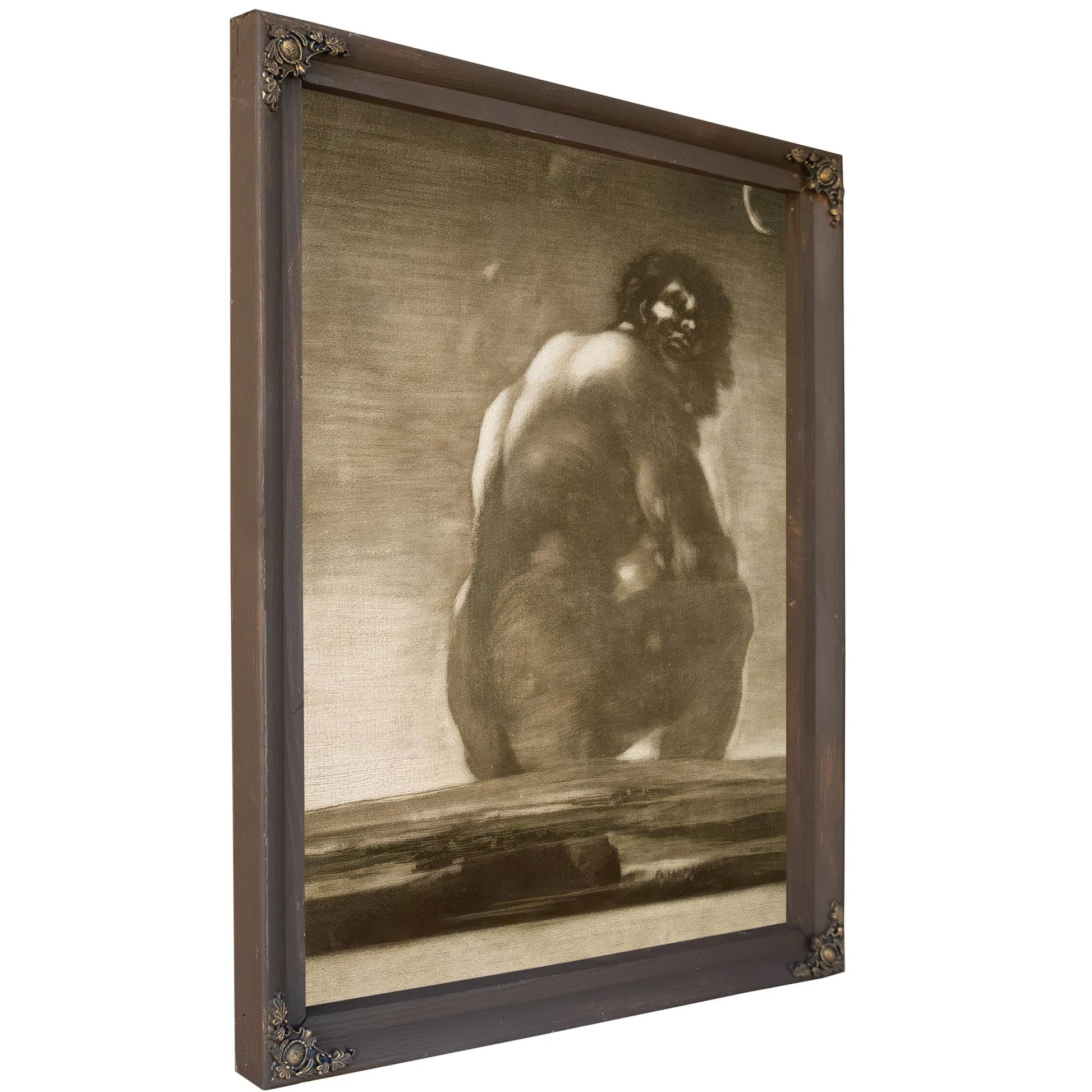 Seated Giant By Francisco De Goya Fine Art Print