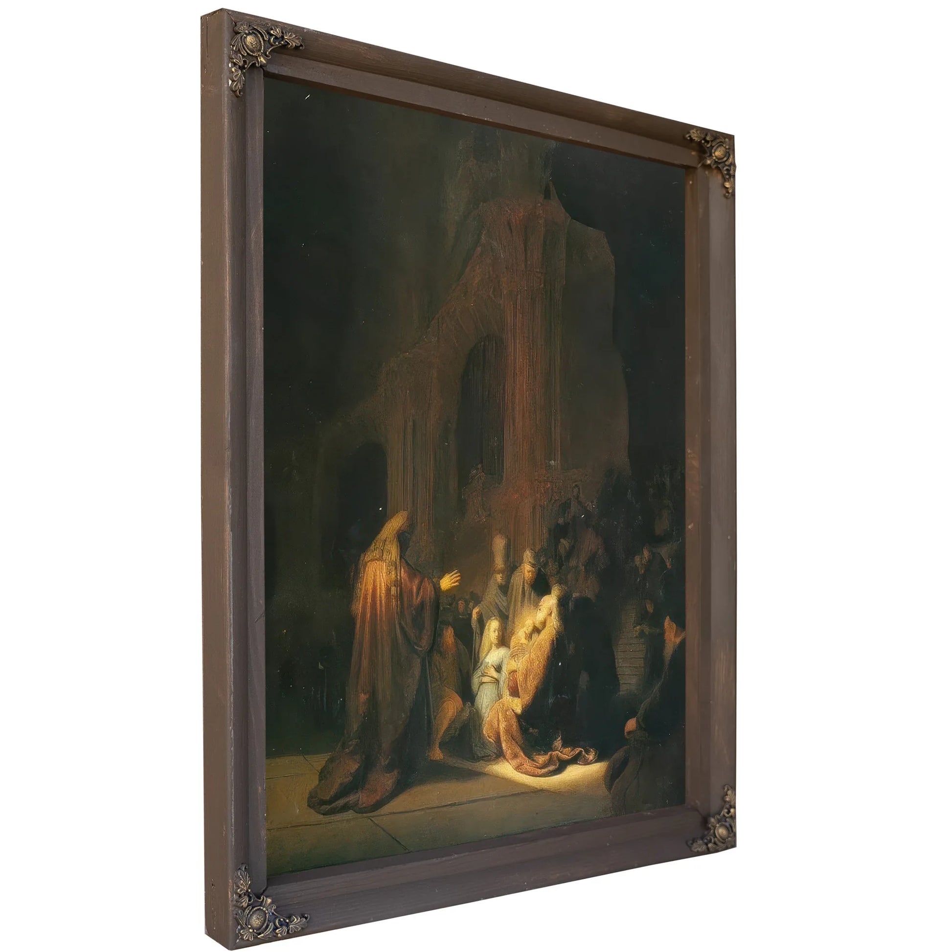 The Presentation Of Jesus In The Temple 1631 By Rembrandt Fine Art Print