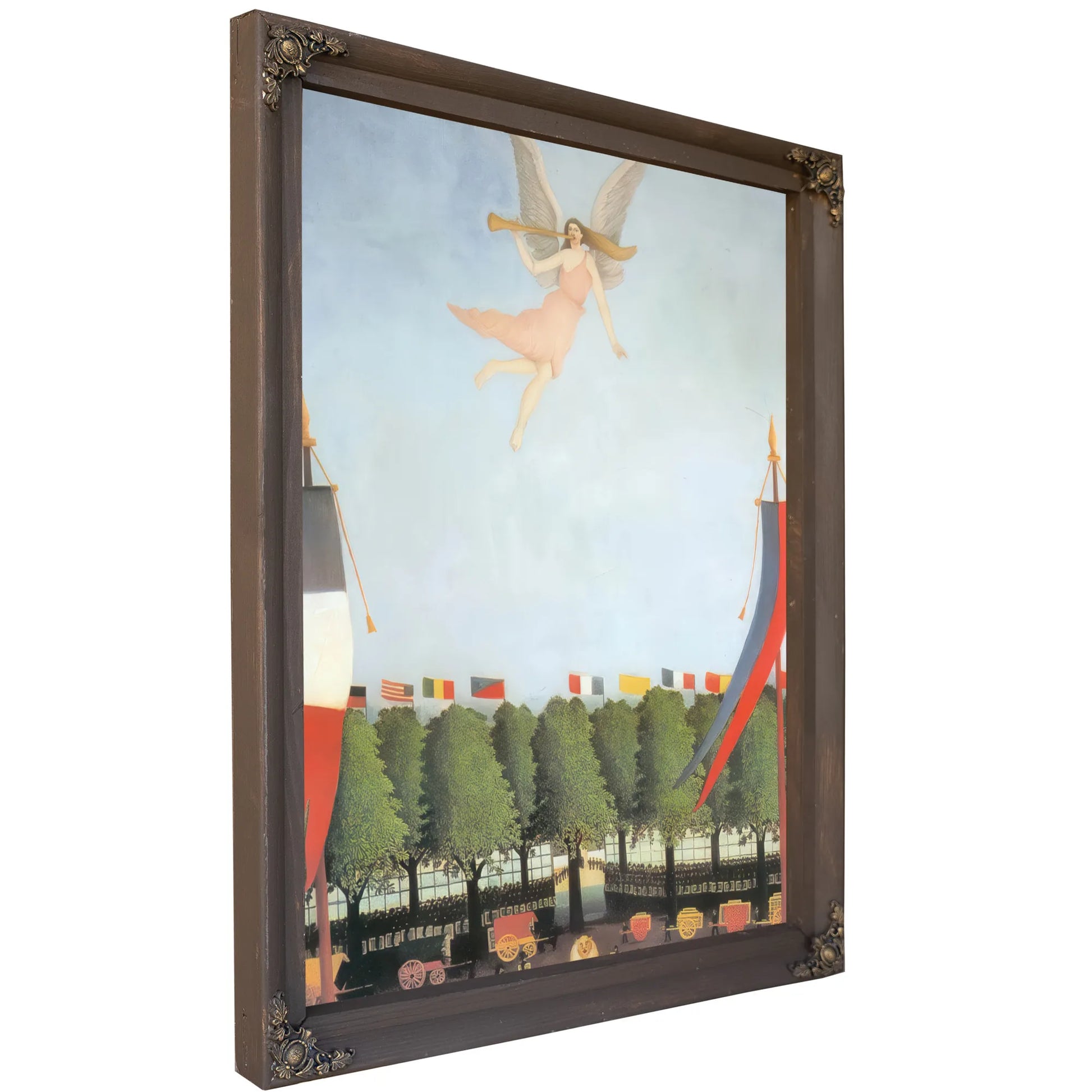 Liberty Invitting The Artists To Take Part In The 22Nd Exhibition Of The Artistes Inde Pendants1906 By Henri Rousseau Fine Art Print