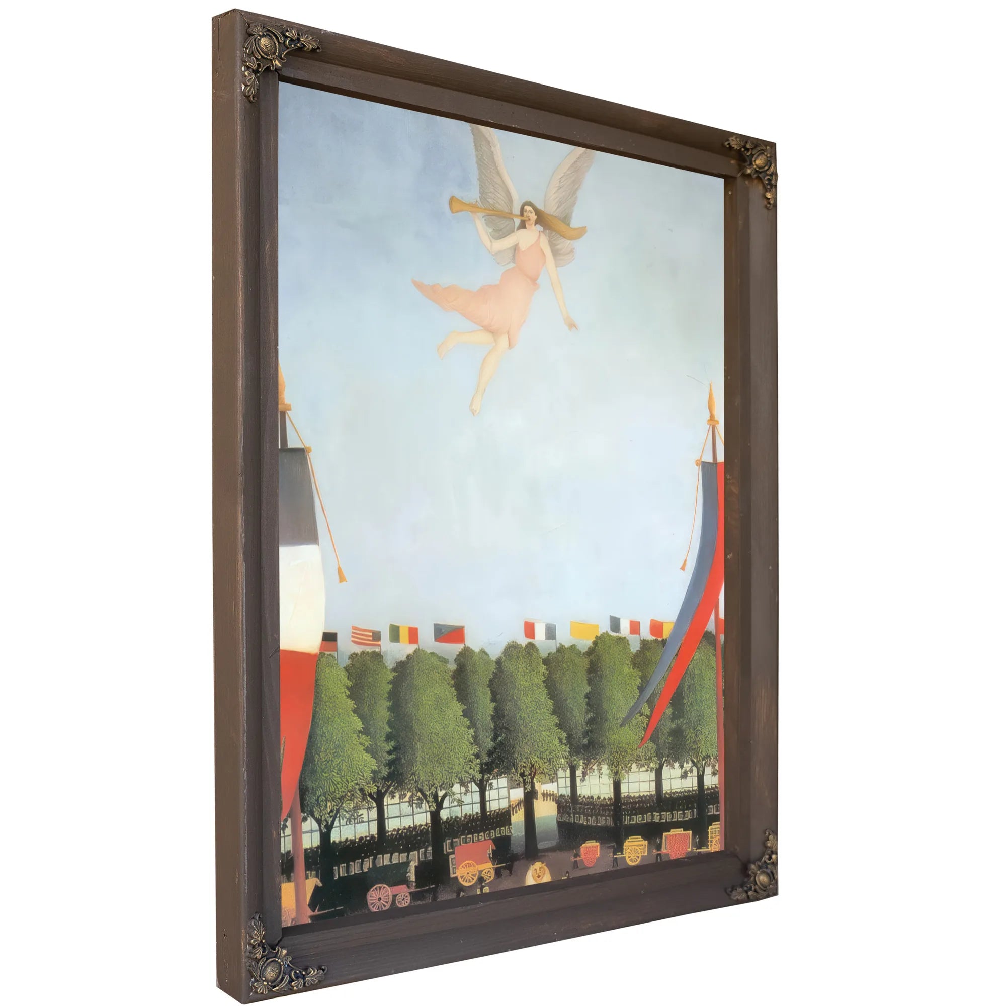 Liberty Invitting The Artists To Take Part In The 22Nd Exhibition Of The Artistes Inde Pendants1906 By Henri Rousseau Fine Art Print