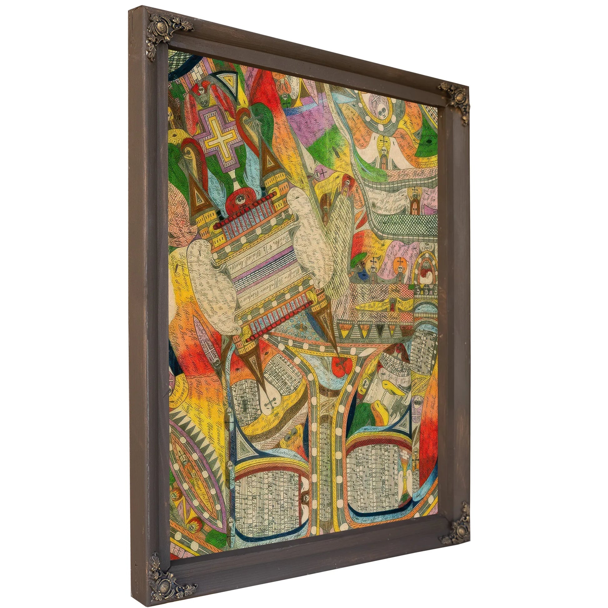 The Atlantic Ocean And The Harbor Of Cradle Beach 1911 By Adolf Wolfli Fine Art Print